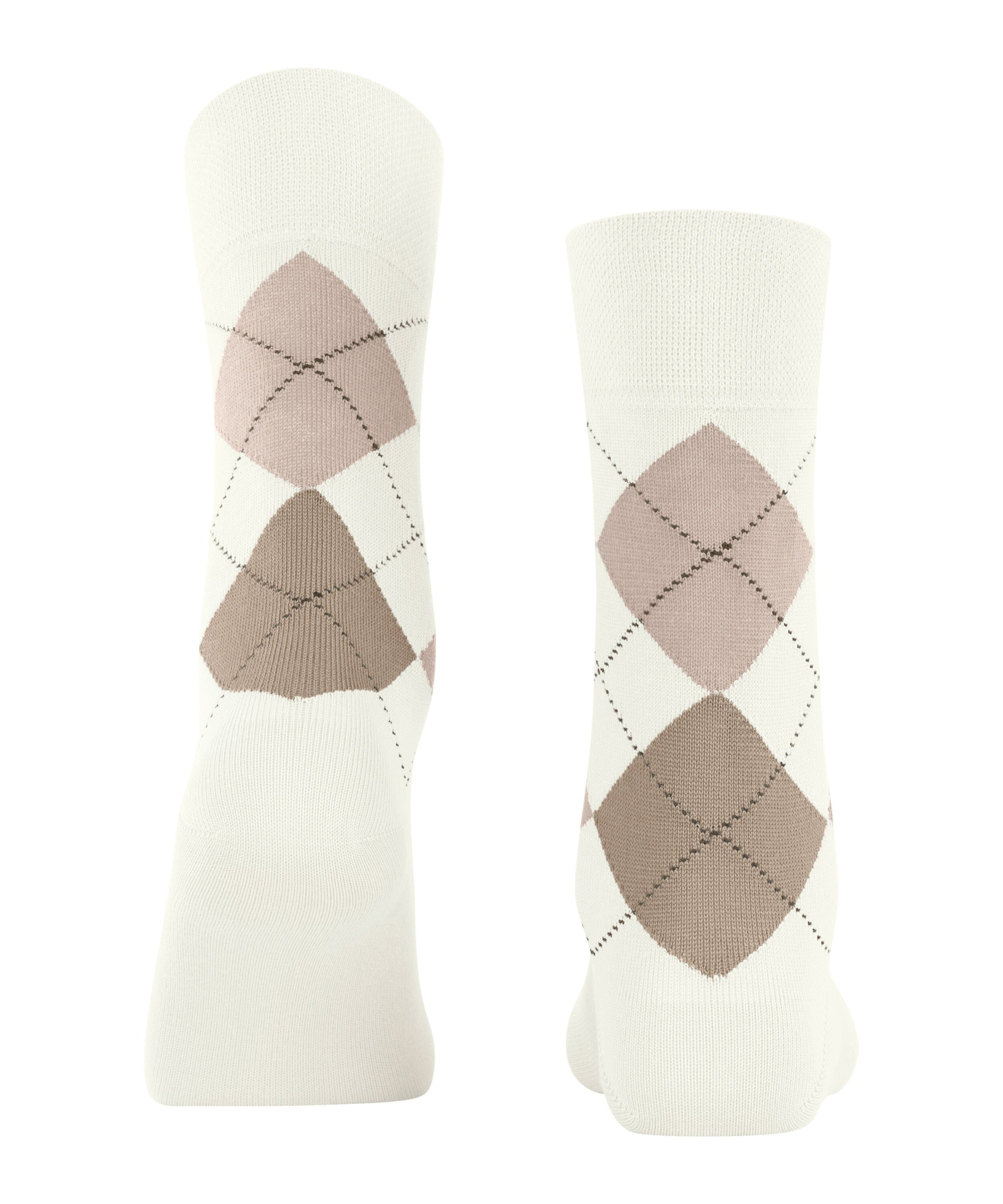 (1-Paar) FALKE Socken Argyle off-white (2040) Sensitive