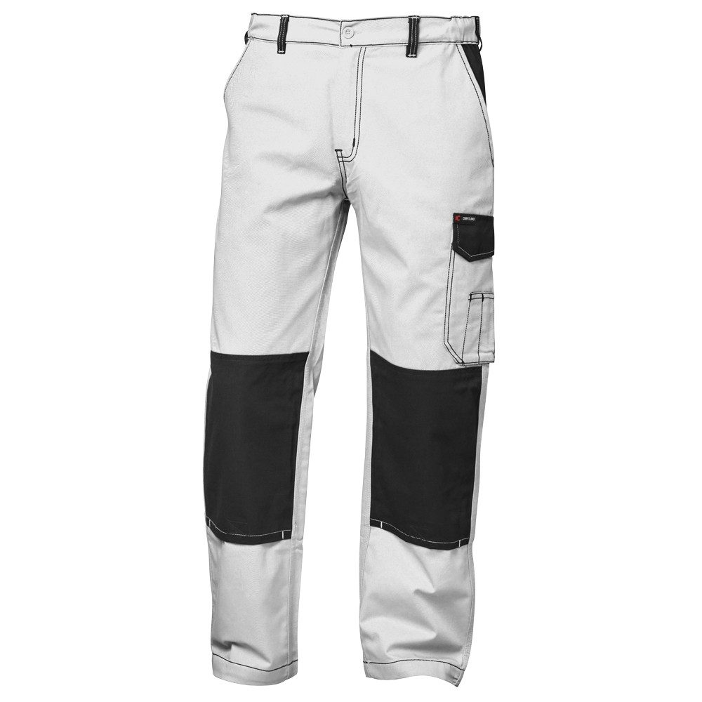 Schutzhose MONS Twill Bundhose CRAFTLAND® Weiß/Grau Gr.44