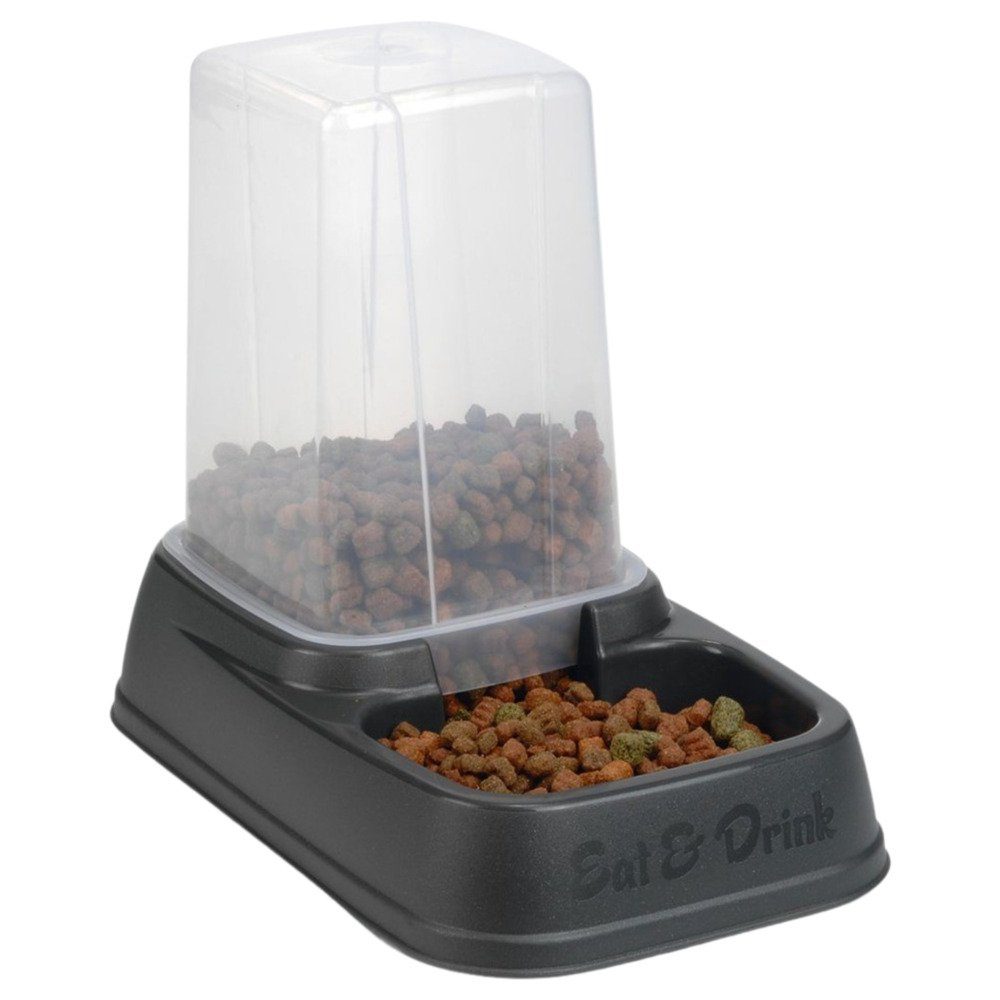 Beeztees Wasserspender Futter- und Wasserautomat anthrazit günstig online kaufen