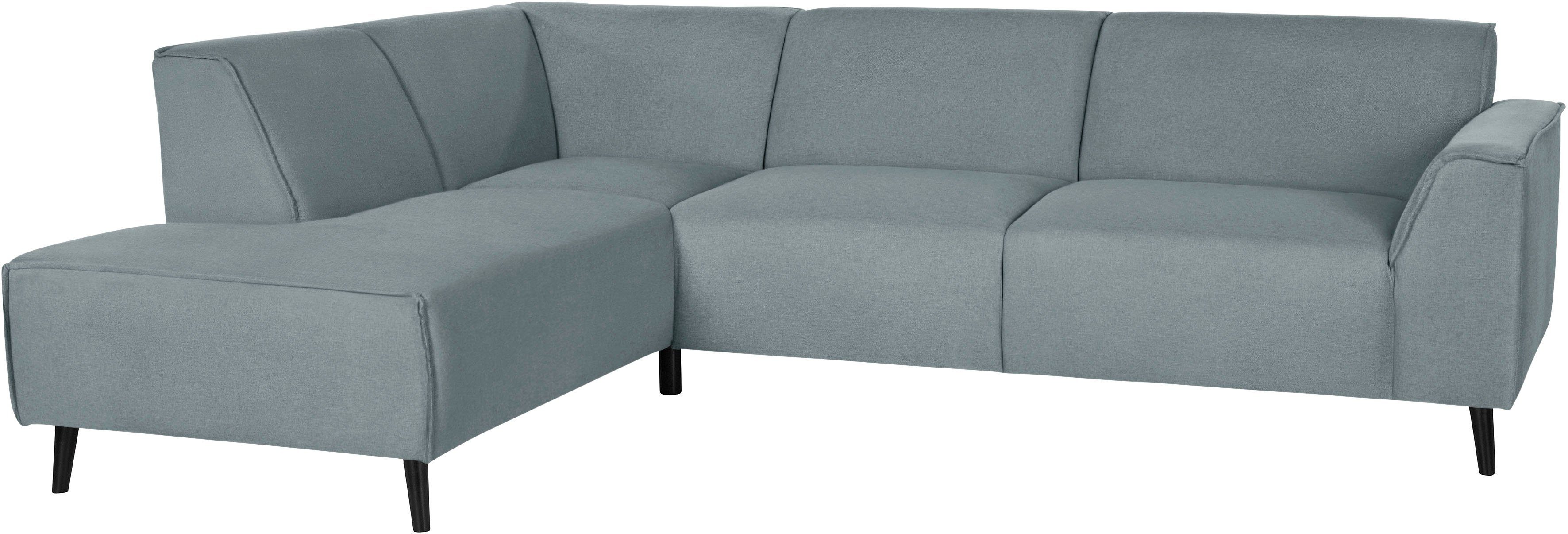 DOMO collection Ecksofa Amora, bequem und zeitlos, L-Form, mit Federkern für mehr Sitzkomfort