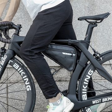TSEPOSY Fahrradtasche Fahrrad Dreiecktasche Wasserdicht - Fahrrad Rahmentasche