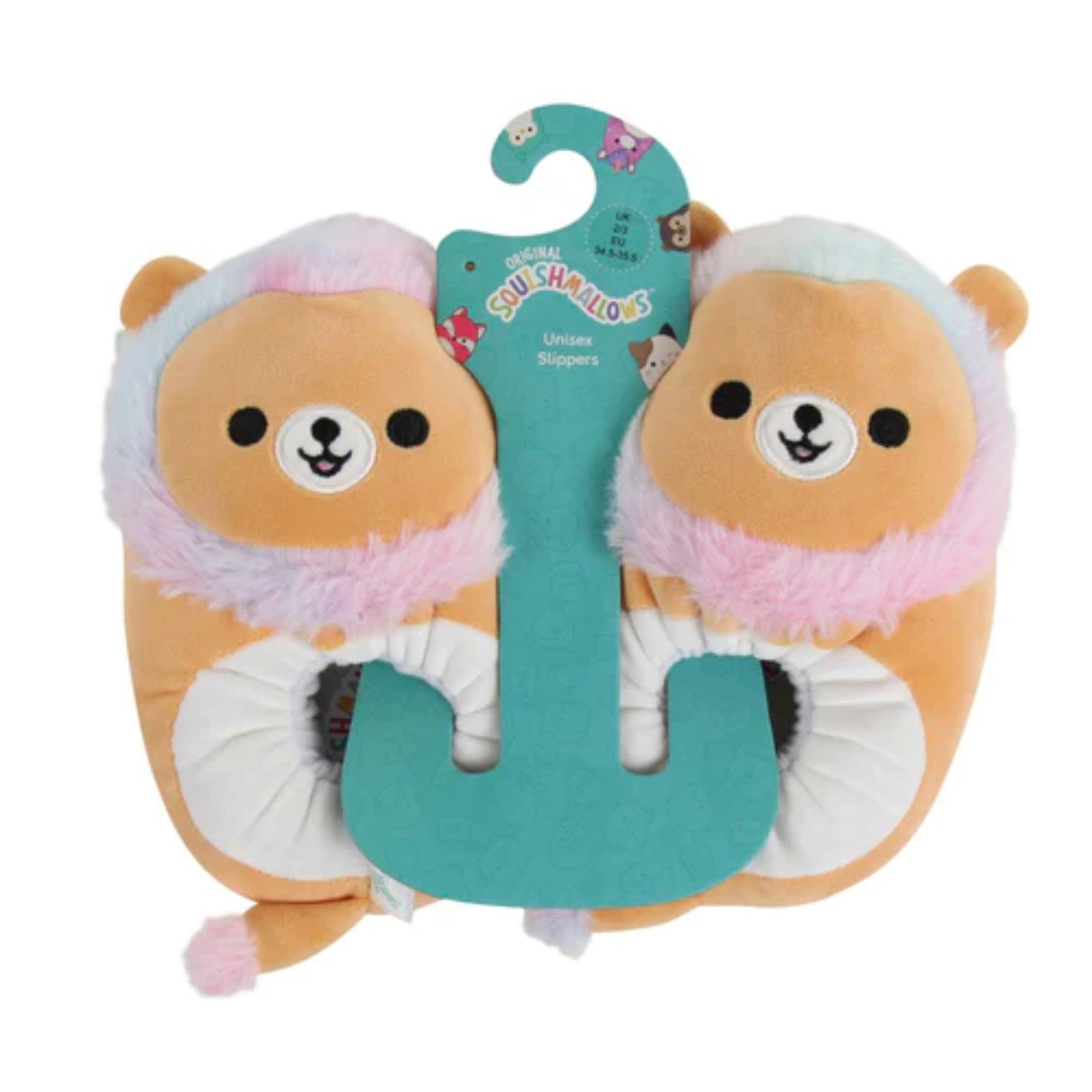 Squishmallows Squishmallows Hausschuhe - Leonhard Lion - weich komfortabel 32-33 Plüsch Hausschuhe – Bild 5 von 5
