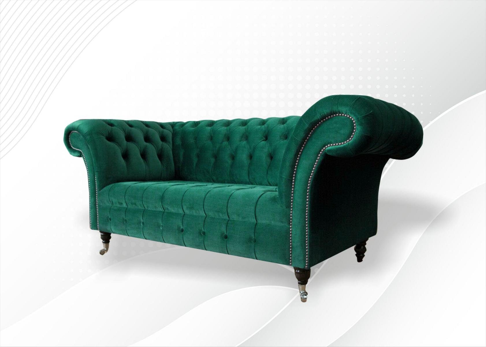 JVmoebel Chesterfield-Sofa, Chesterfield cm 2 Design 185 Sitzer Sofa Couch