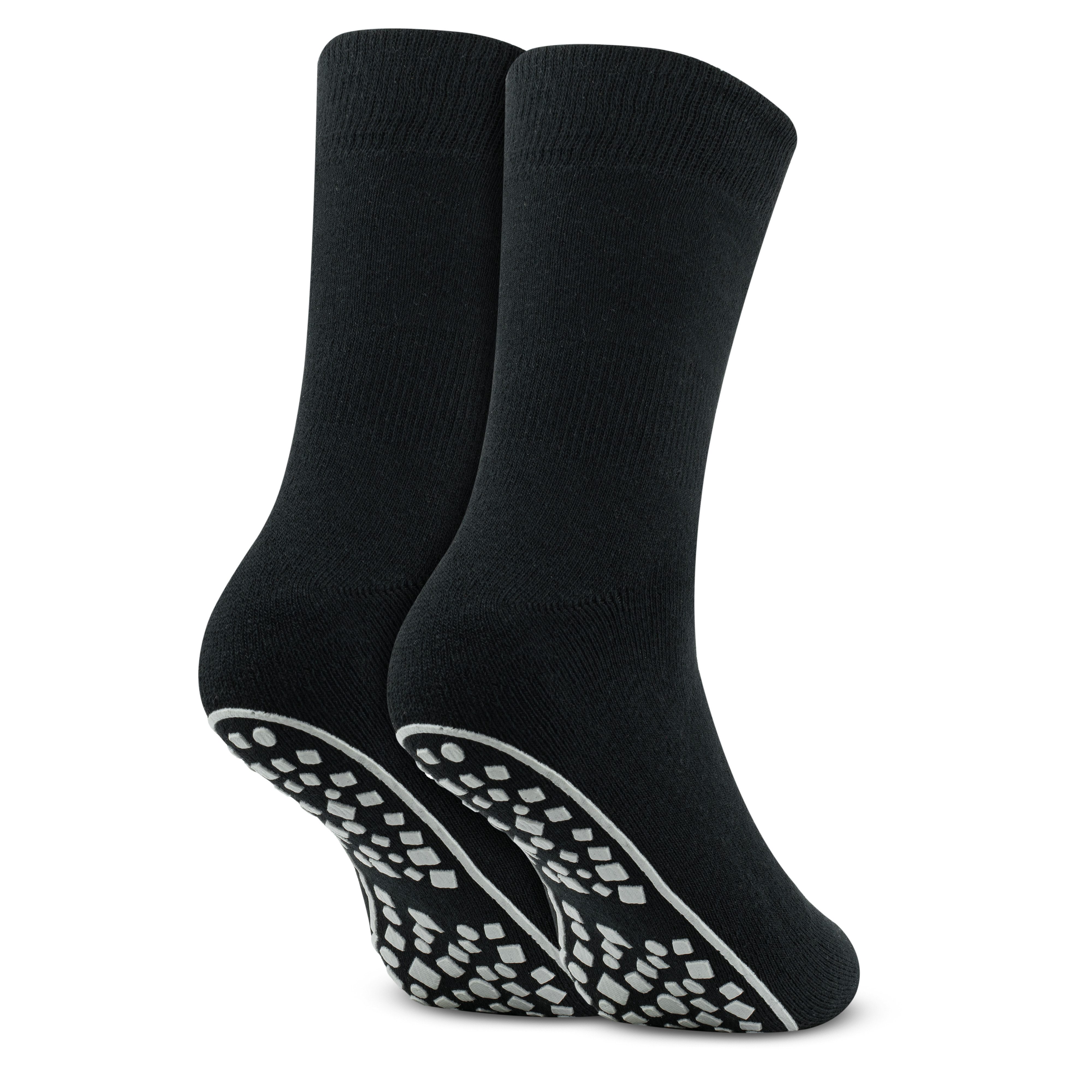 Haussocken 3 Paar Herren Damen Premium ABS Socken - Extra Rutschfest dank Noppen