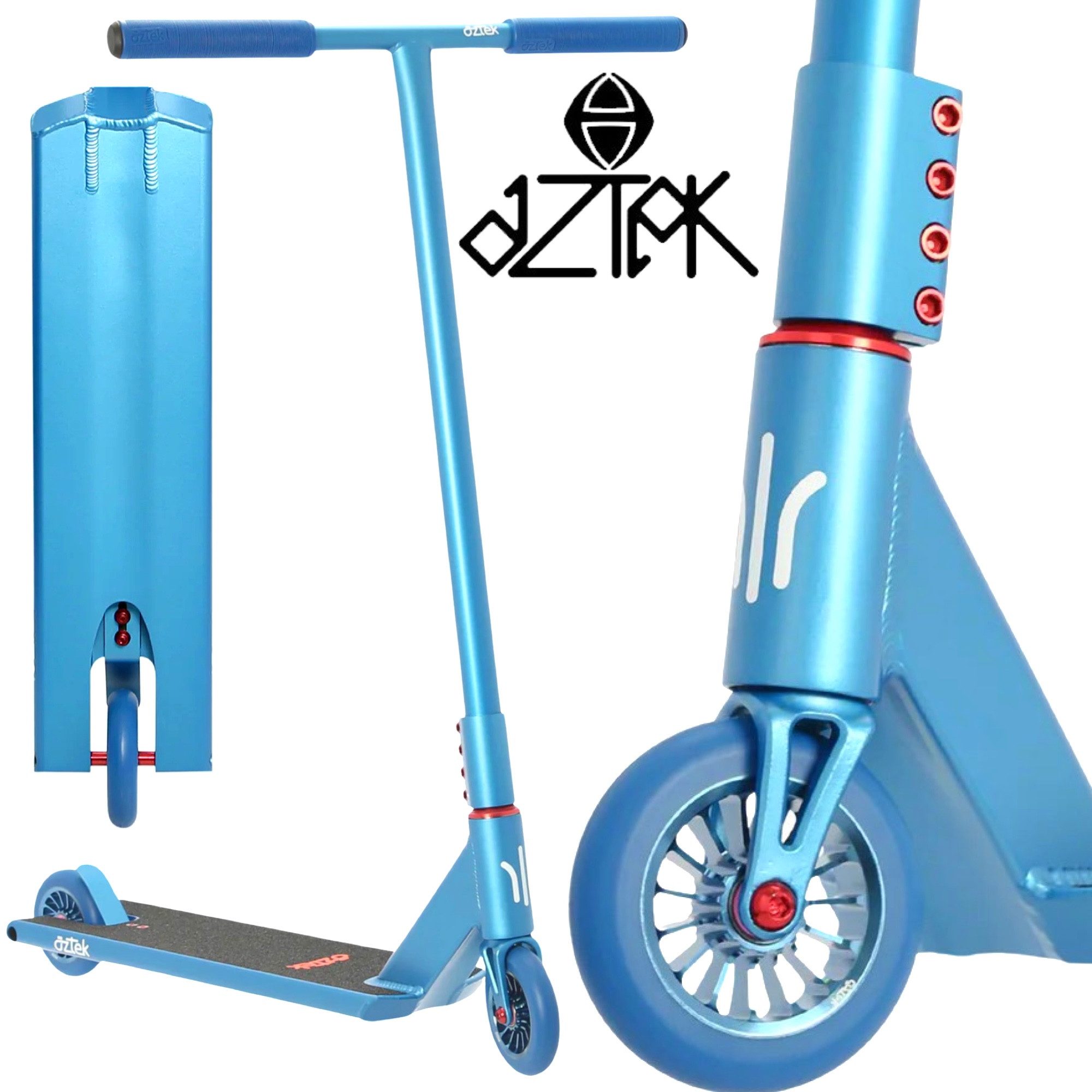 Aztek Stuntscooter Aztek Architect Complete Street Stunt Scooter H=87cm Blau