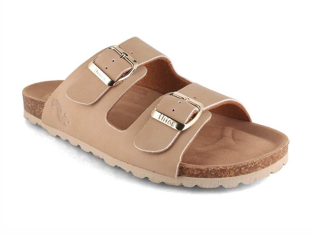 thies Eco Bio Damen Sandale Hausschuh