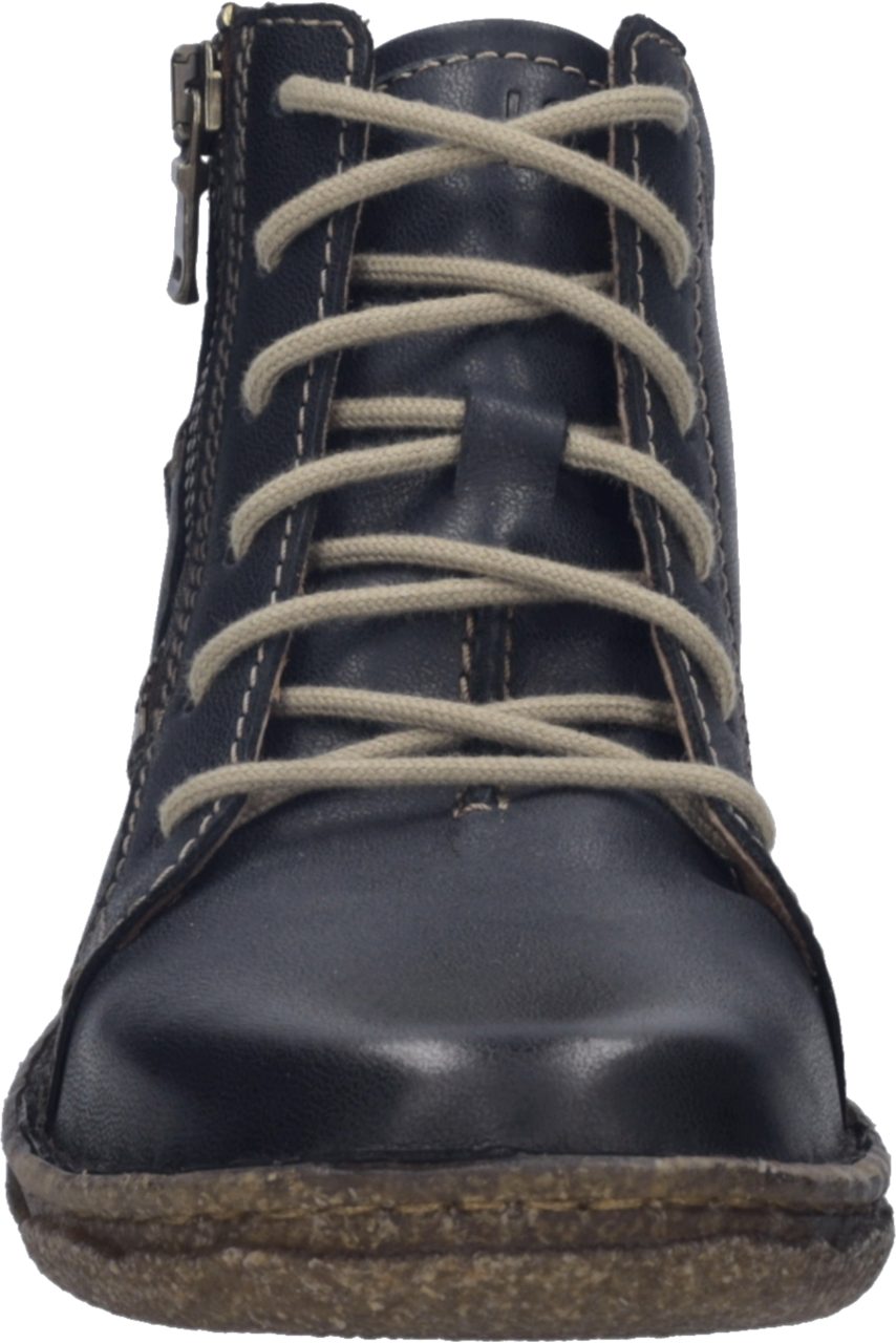 Josef Seibel Neele 71 Schnürboots Schnürstiefelette mit praktischem Außenreißverschluss, Weite G (weit)
