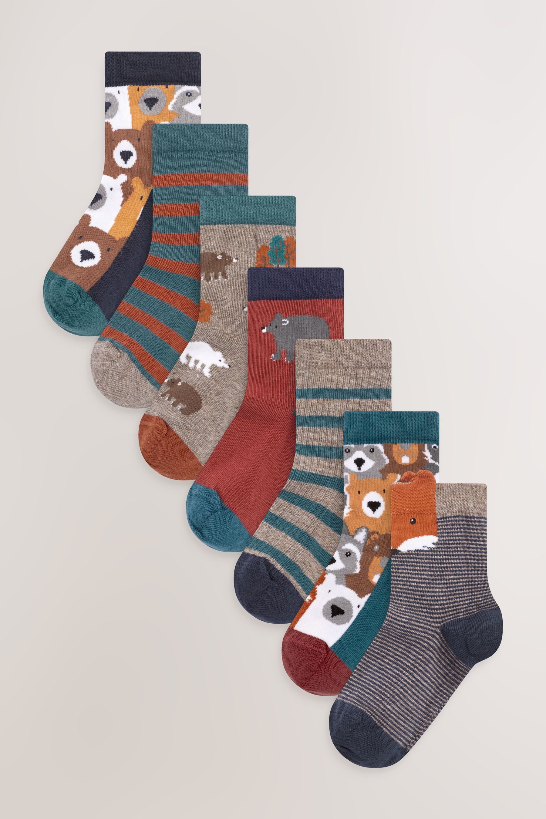 Next Kurzsocken Socken mit hohem Baumwollanteil, 7er-Pack (7-Paar)