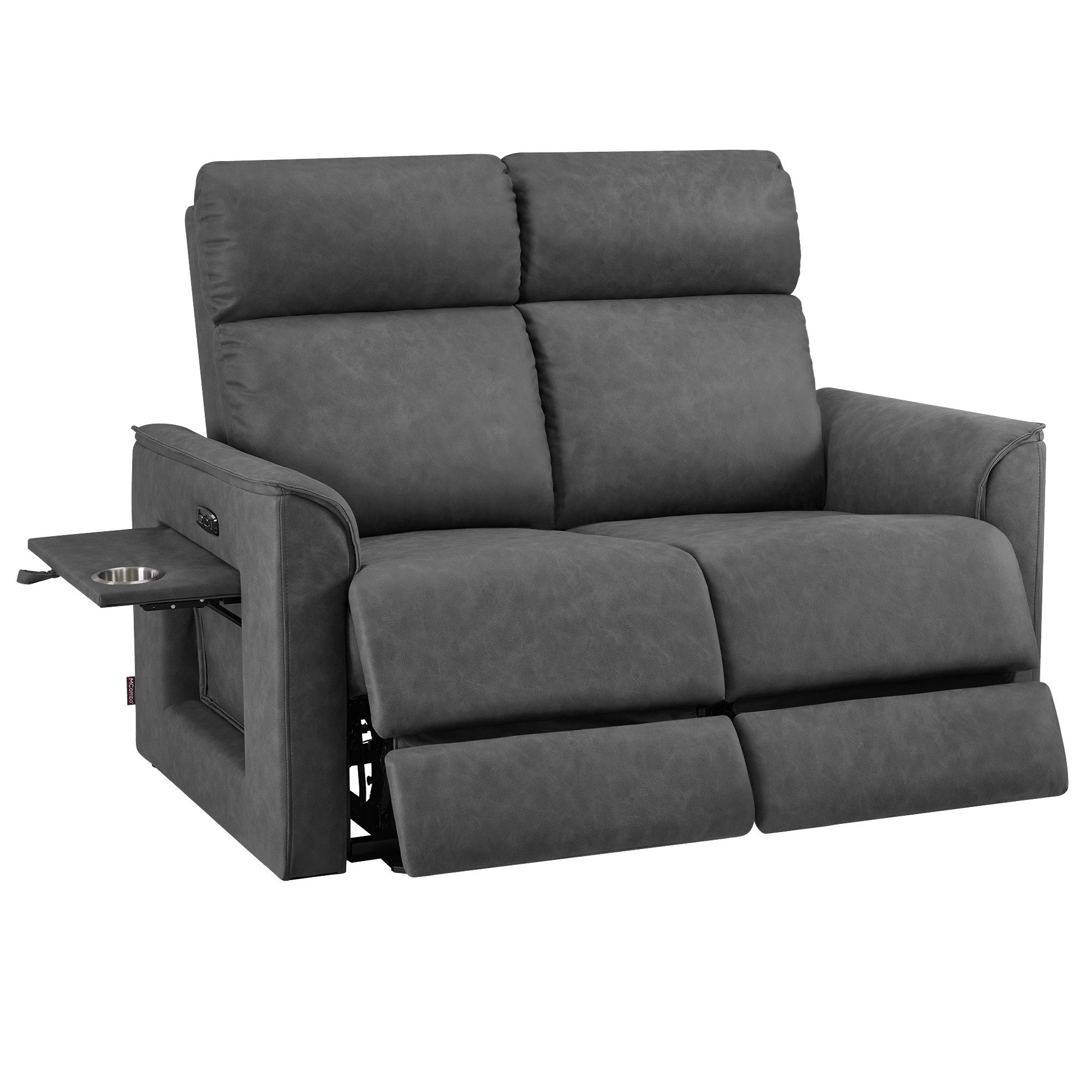 MCombo Sofa M MCombo 2er Fernsehsessel,2 Sitzer Sofa mit Schlaffunktion 7719M1, Elektrisch VVerstellbar 155°Zero-Gravity-Kinosessel, 35D Vollschaum