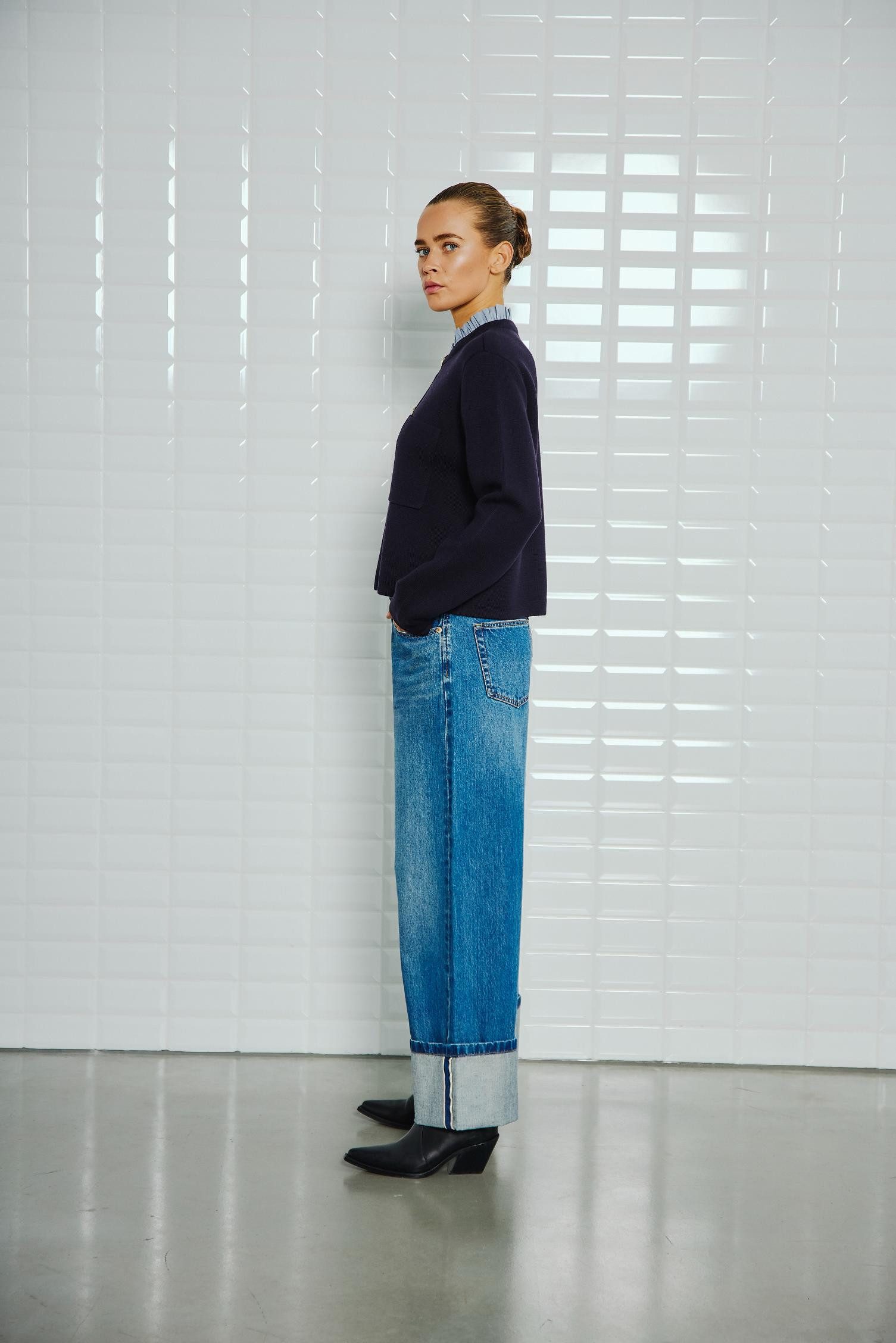 WithBlack Bequeme Jeans