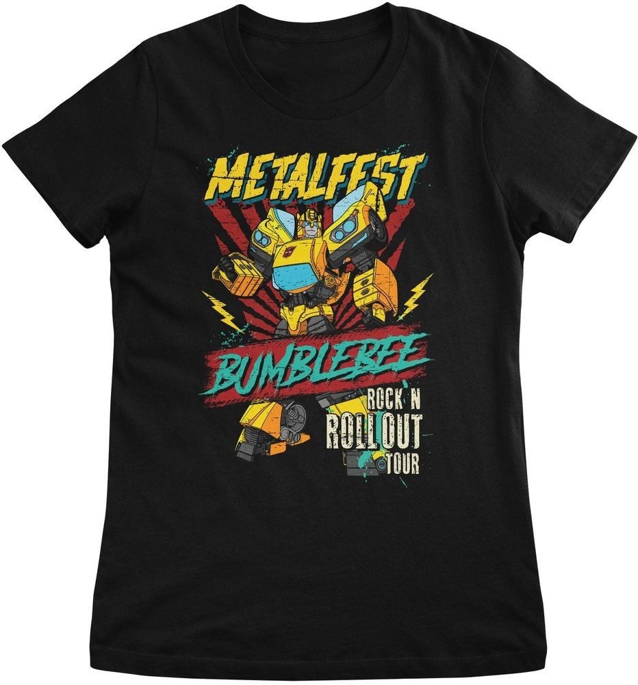 Transformers T-Shirt Metalfest Bumblebee Girly Tee