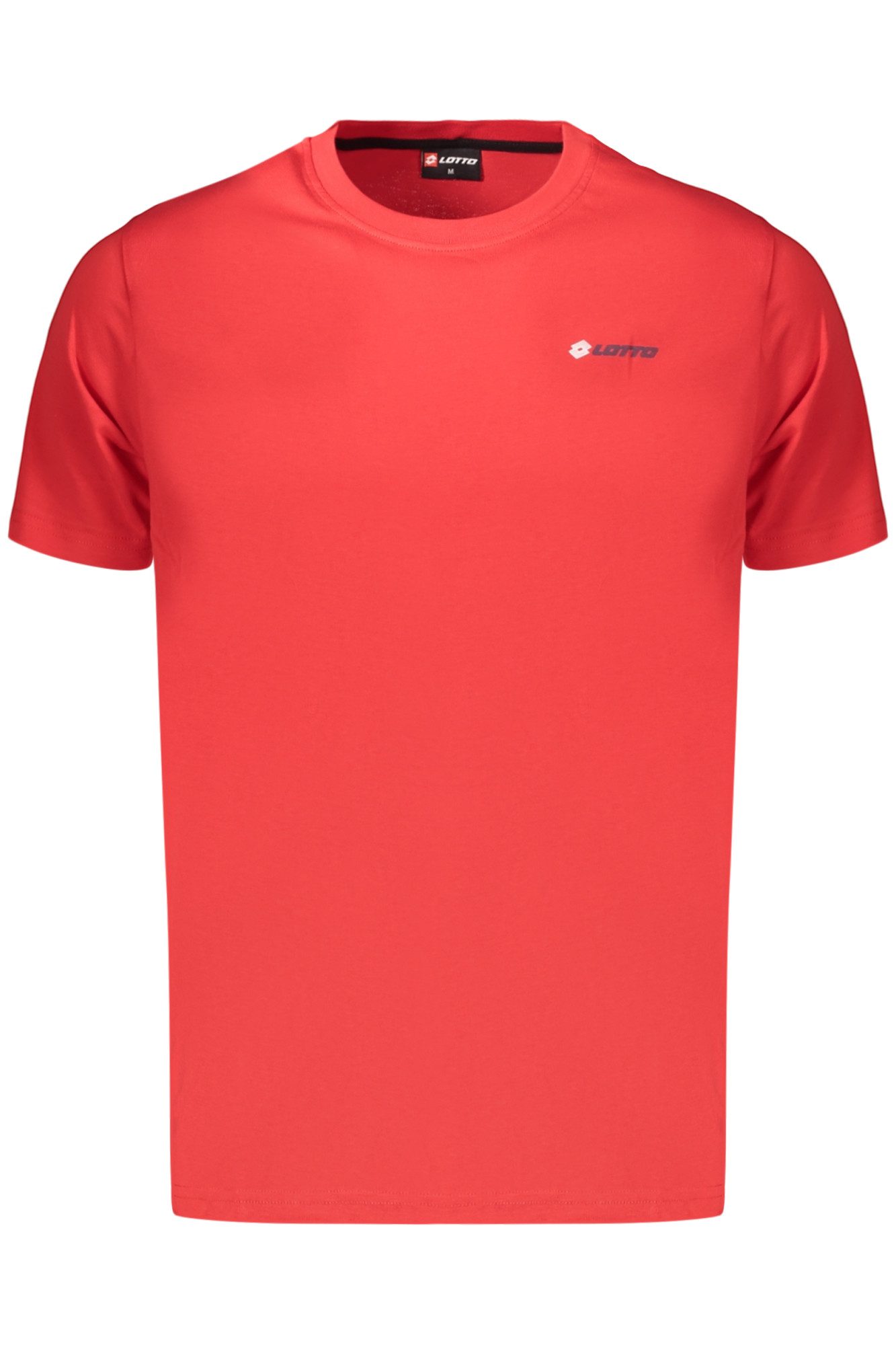Lotto T-Shirt Herren Kurzarm T-Shirt Rot mit Rundhals und