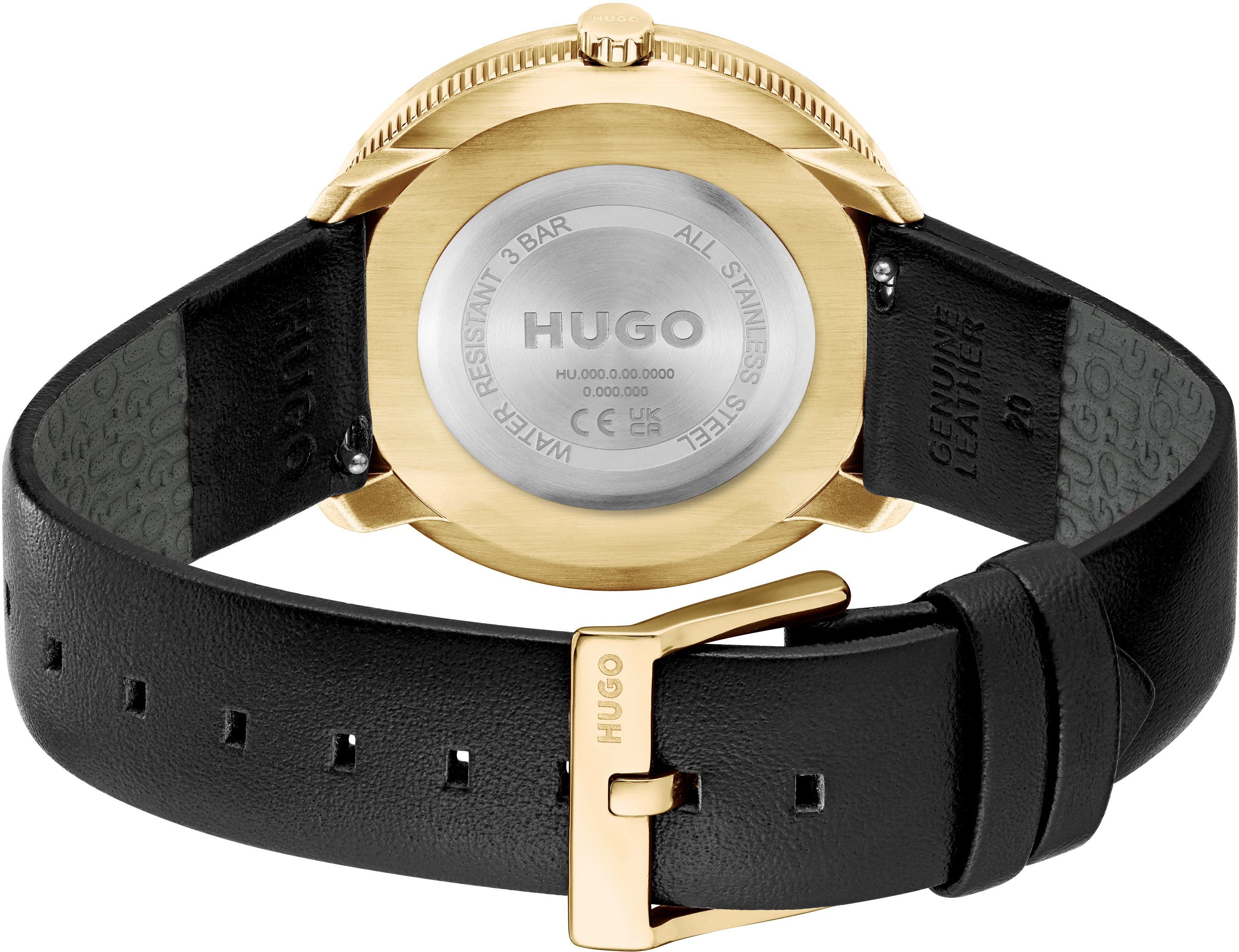 Uhr 2-tlg., #FLUID, mit 1520026, ideal Geschenk Quarzuhr als Wechselband), (Set, auch HUGO