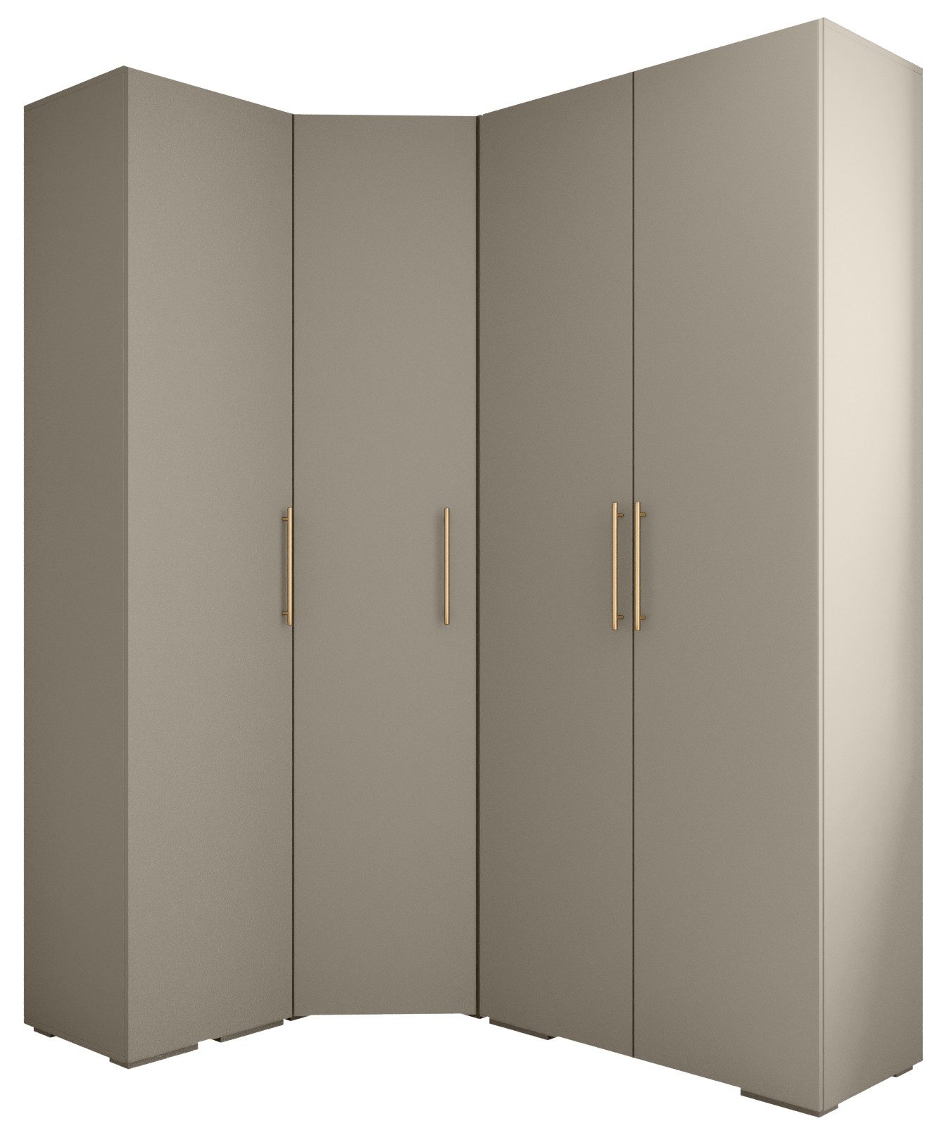 ABIKS MÖBEL Kompaktgarderobe INOVA 3 SATZ 3 Möbelset, Garderobe mit Kleiderstange und Regalen