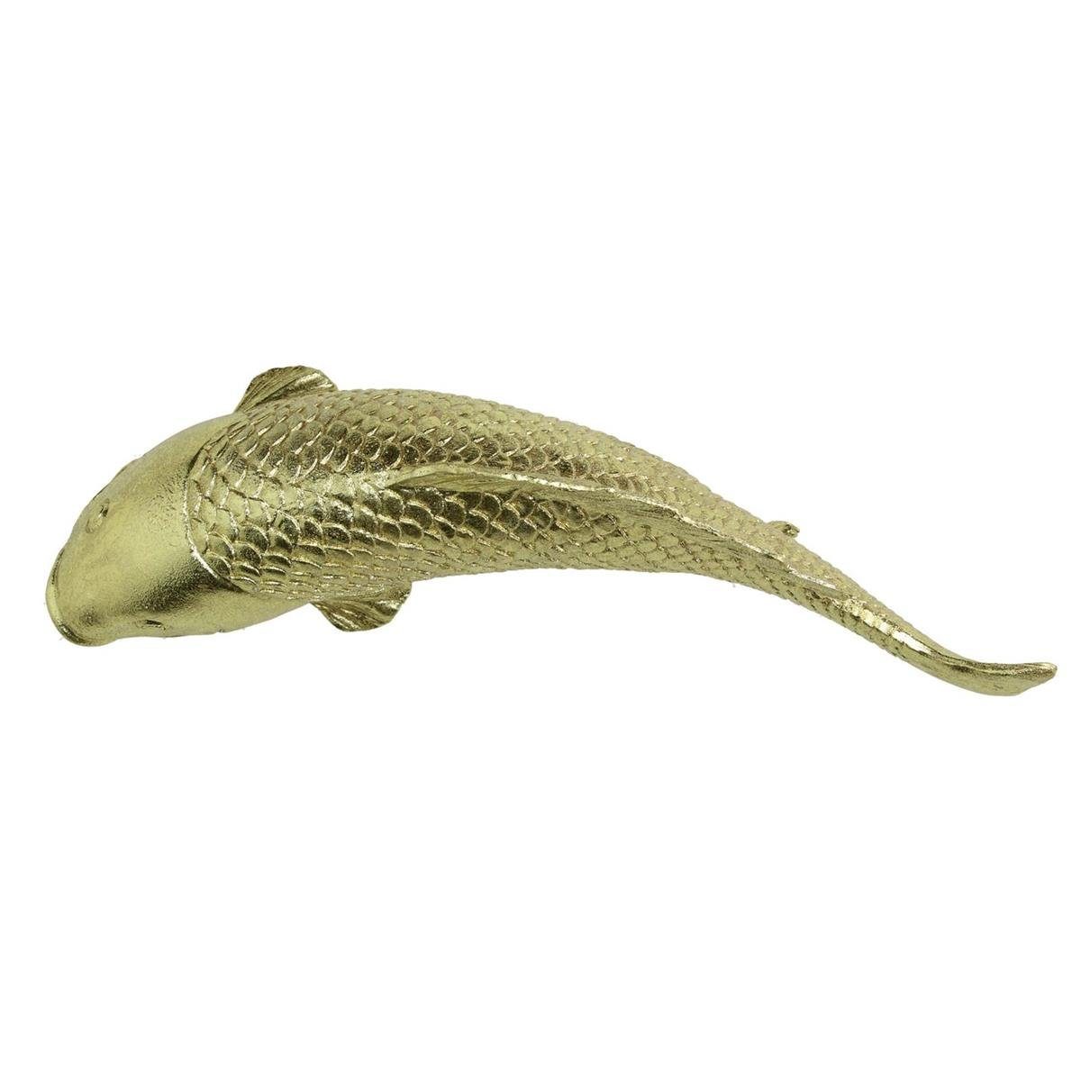 Engelnburg Dekofigur Engelnburg Hochwertige Dekofigur Skulptur Gold 30,5x9x12cm