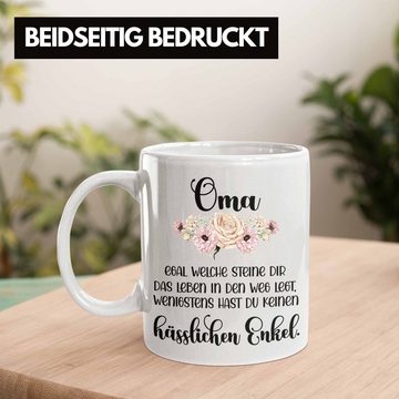 Trendation Tasse Trendation - Beste Oma Geschenk Tasse Geburtstagsgeschenk von Enkel Geschenkideen Lustig Geburtstag