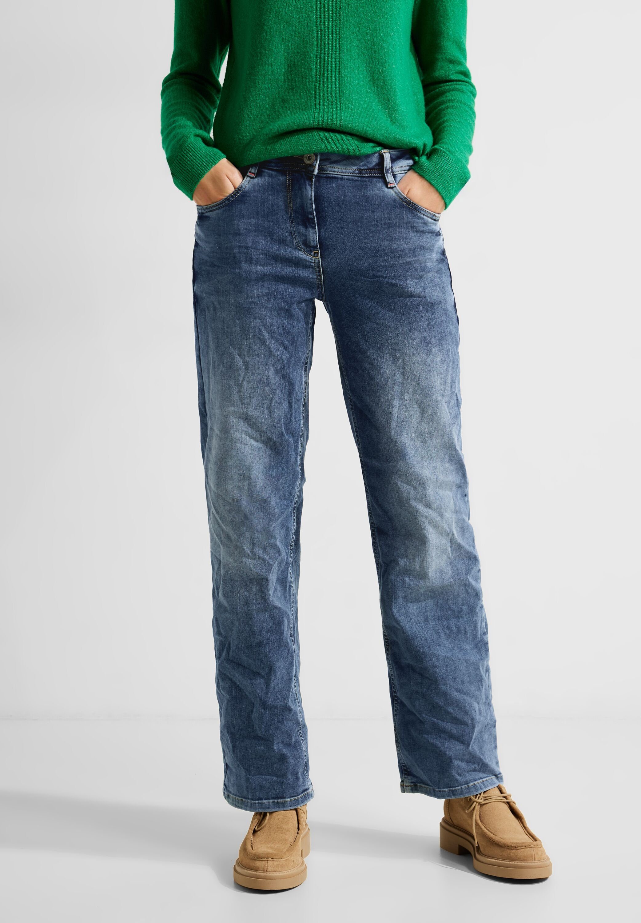 Cecil Loose-fit-Jeans 5-Pocket-Style