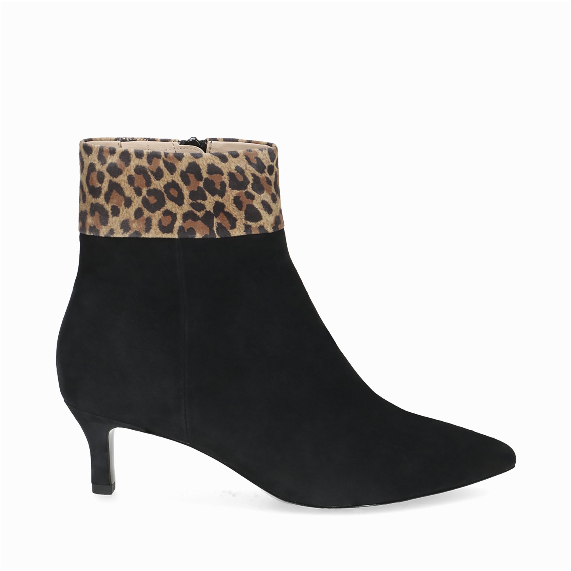 Peter Kaiser Peter Kaiser 75322 012, Stiefeletten, Schwarz / Leo-Look, Dame günstig online kaufen