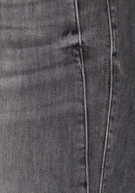 Herrlicher High-waist-Jeans HI Tap Denim Black Light