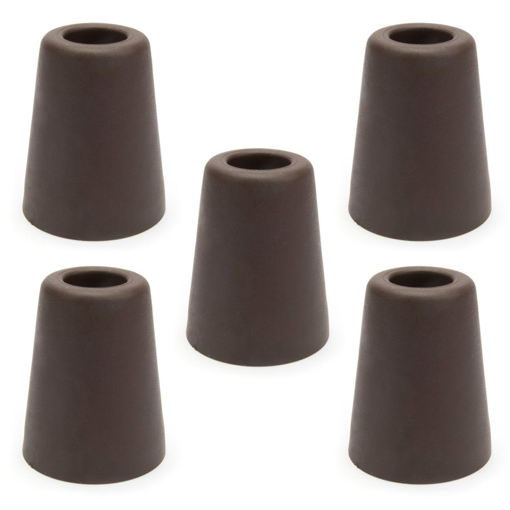 sossai® Türstopper Bodenstopper / Wandstopper NTS8 - HANSI (5 St), Farbe: Braun