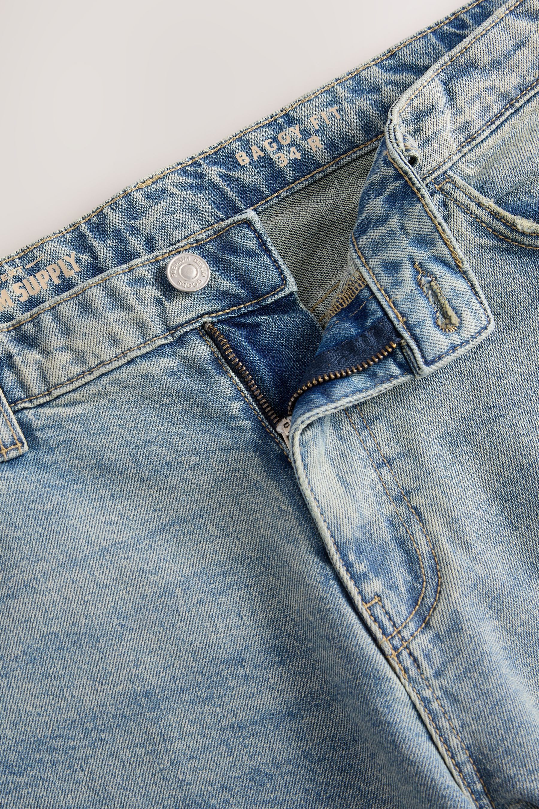 Next Weite Jeans Authentic Stretch-Jeans im Baggy Fit (1-tlg)