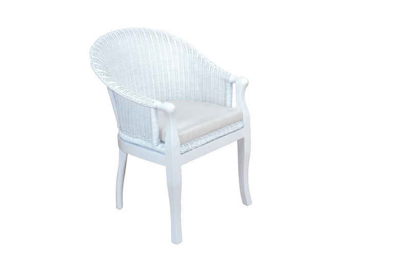 moebel-direkt-online Sessel Caro, Handgeflochten, mit Sitzkissen