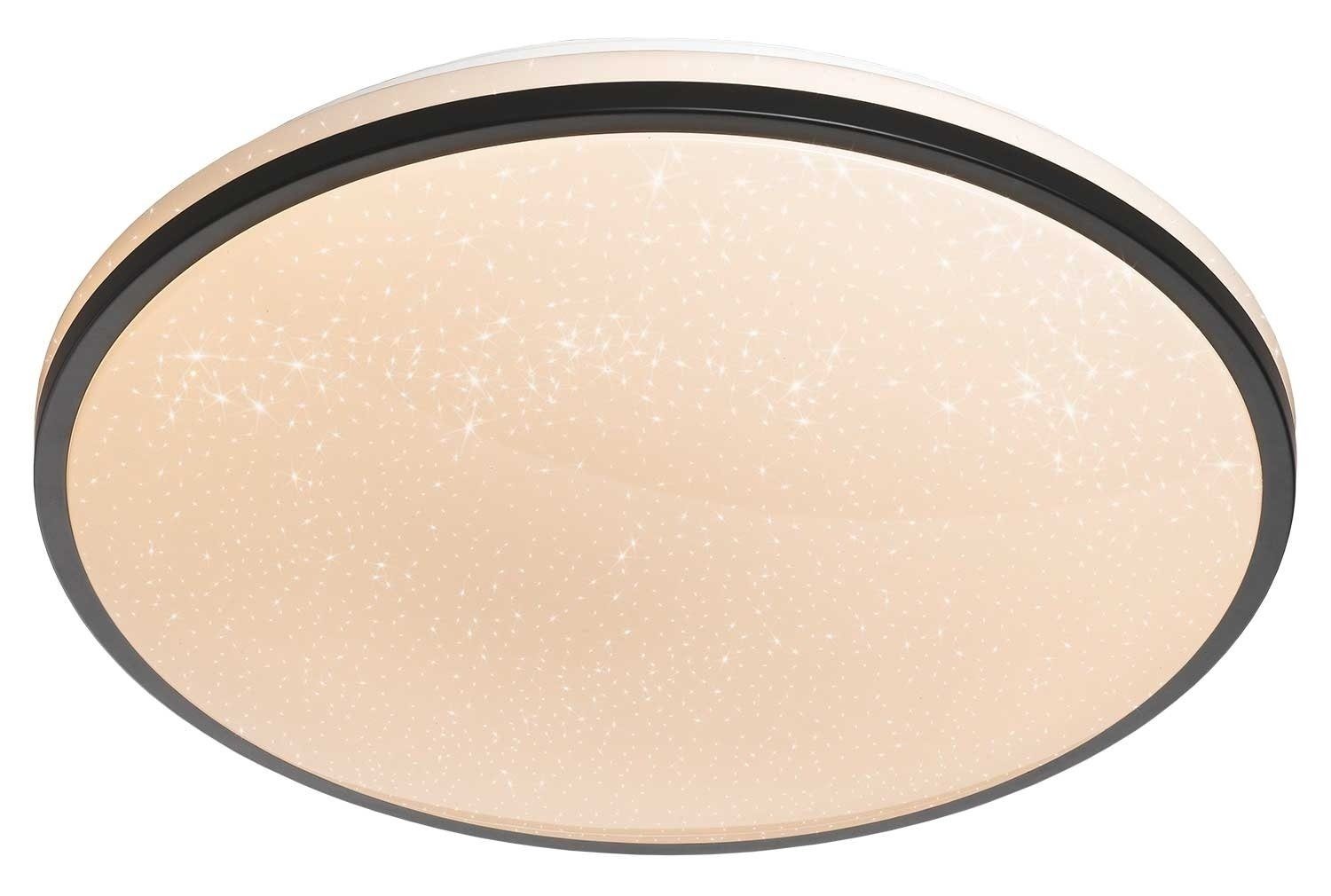 LED Deckenleuchte ARIZ, 1-flammig, Ø 49 cm, Weiß, Kunststoff
