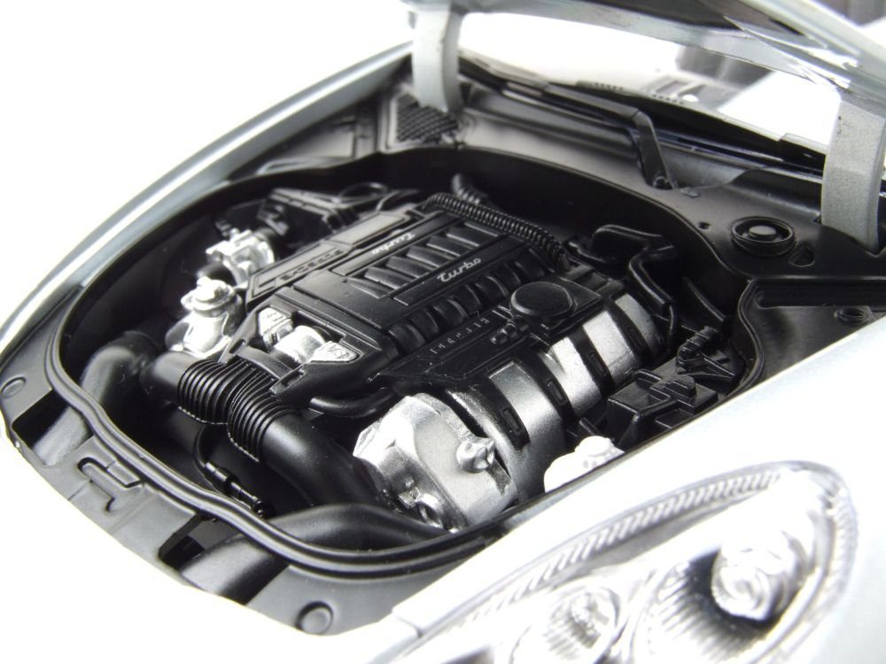 Norev Modellauto Porsche Panamera Turbo 2009 silber, Maßstab 1:18