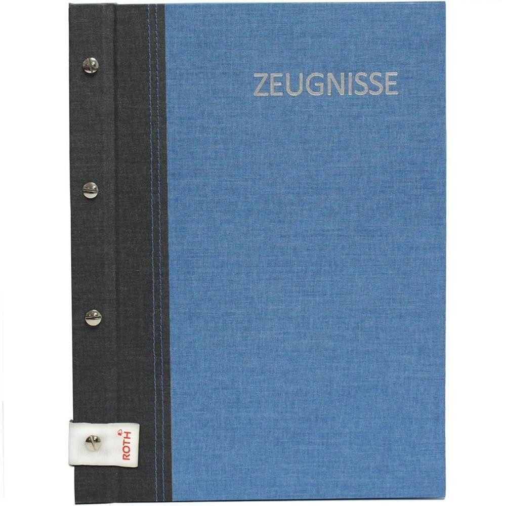 Roth Organisationsmappe Zeugnismappe A4 Bicolor Denim Blue