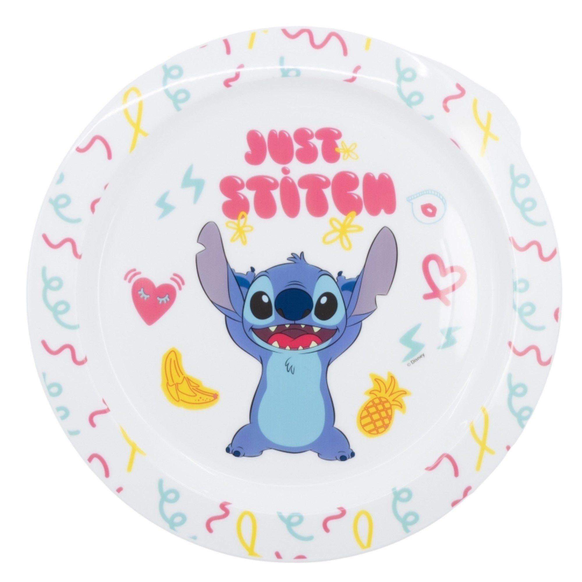 Lilo & Stitch Kindergeschirr-Set Stitch Teller BPA-frei, mikrowellengeeignet & perfekt für den Alltag!