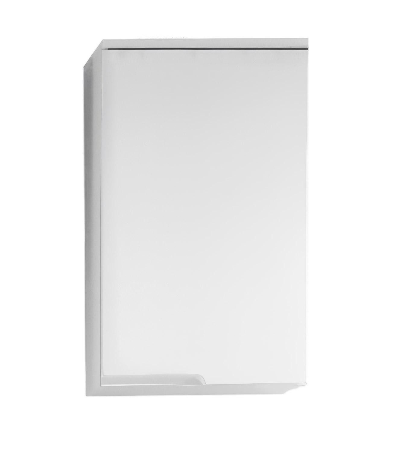 Hängeschrank SPICE, B 40 x H 67 cm, Weiß matt, Weiß Hochglanz, mit 1 Tür und 2 Ablageflächen