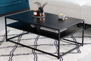 riess-ambiente Couchtisch DURA STEEL 100cm schwarz (Einzelartikel, 1-St), Wohnzimmer · Metall · eckig · Industrial