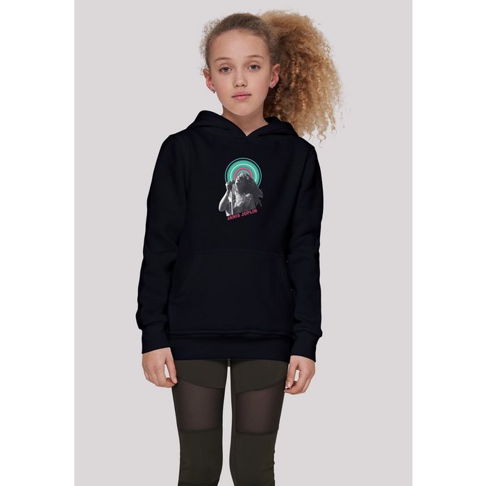F4NT4STIC Sweatshirt Hoodie 'Janis Joplin Halo Photo' Unisex Kinder Premium Merch Jungen Mädchen Bandshirt