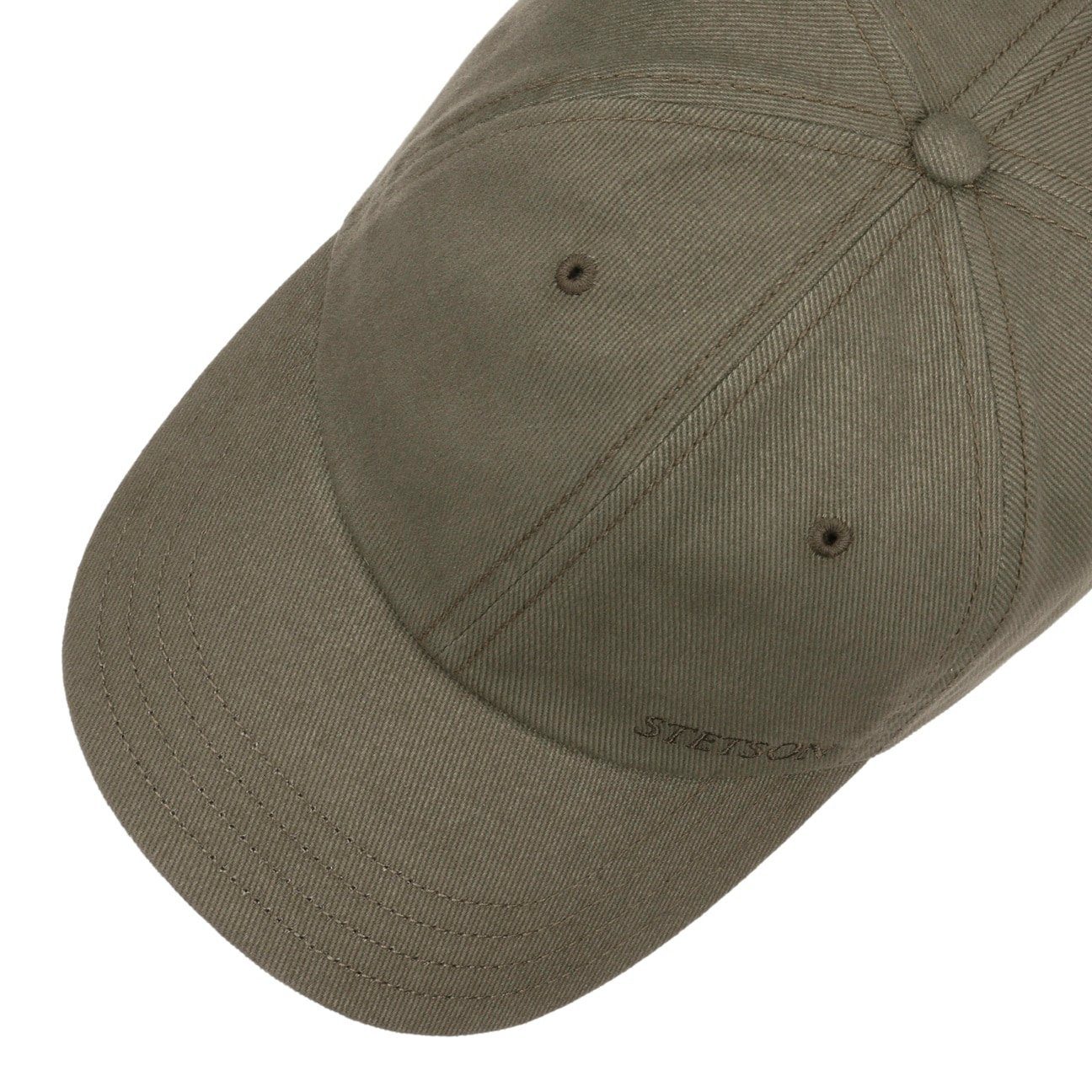 Metallschnalle Cap (1-St) Baseball Basecap oliv Stetson