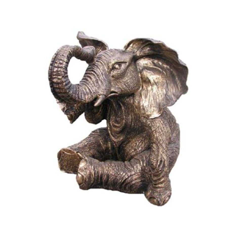 JVmoebel Dekofigur Deko Elefant Statuen cm 48 Figur Skulpturen Statue Skulptur FIguren