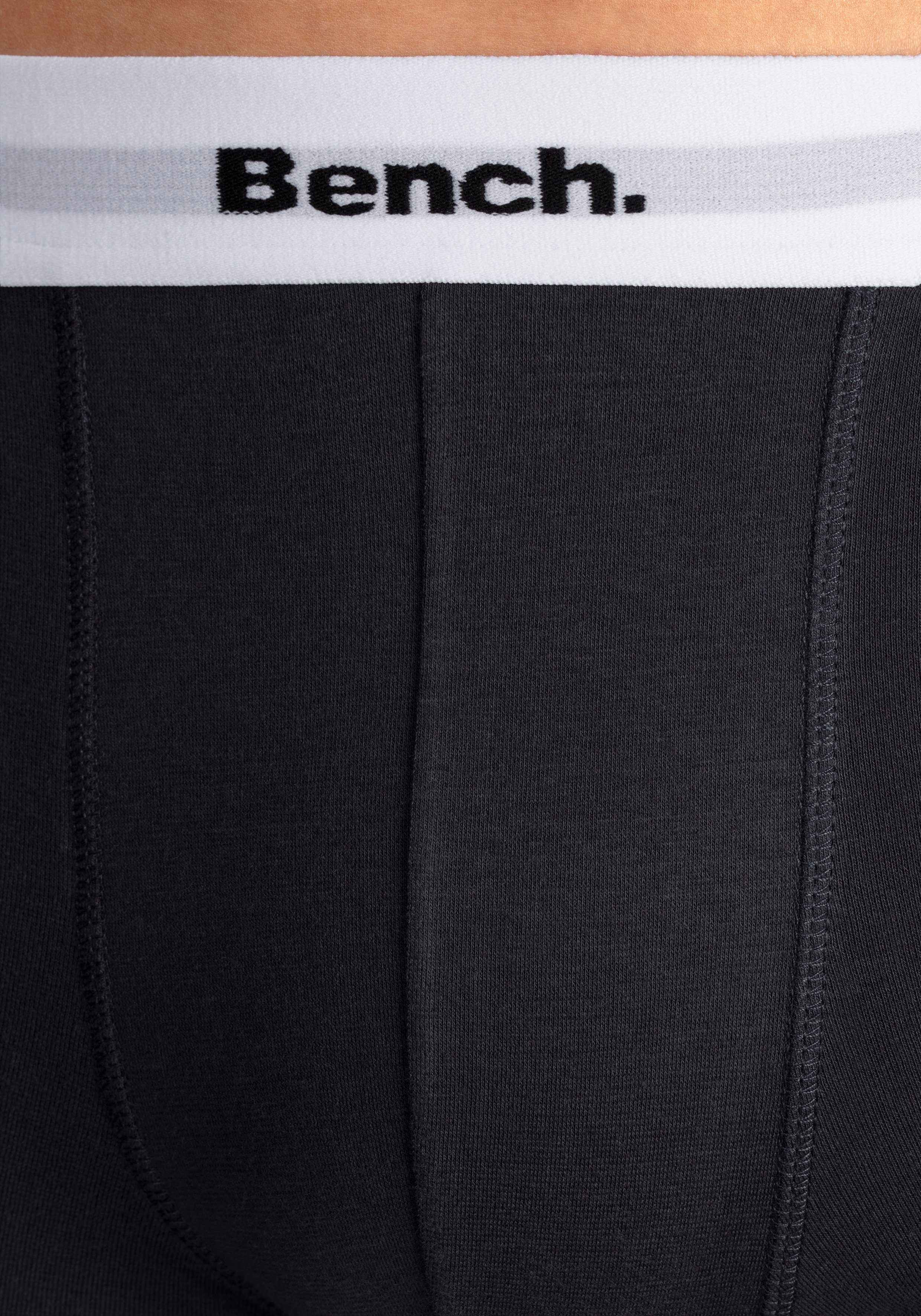 Bench. Boxer (Packung, 4-St) schwarz kontrastfarbigem Bund mit