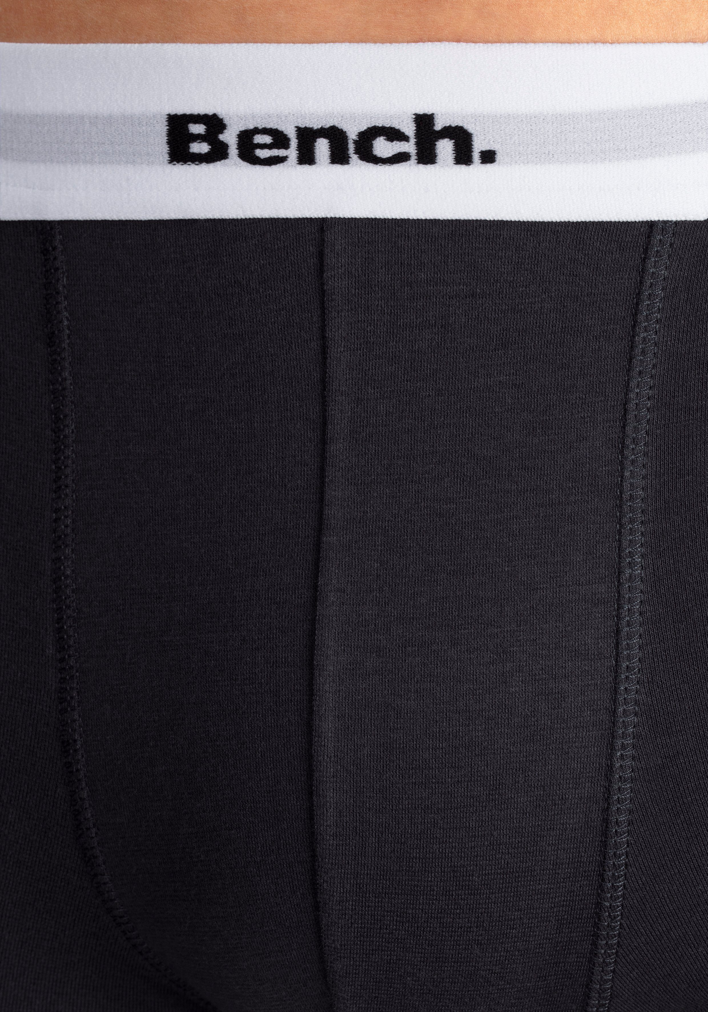 Bench. Boxer Boxershorts für Herren (Packung, 4-St) Unterhosen mit kontrastfarbigem Bund – Bild 4 von 5