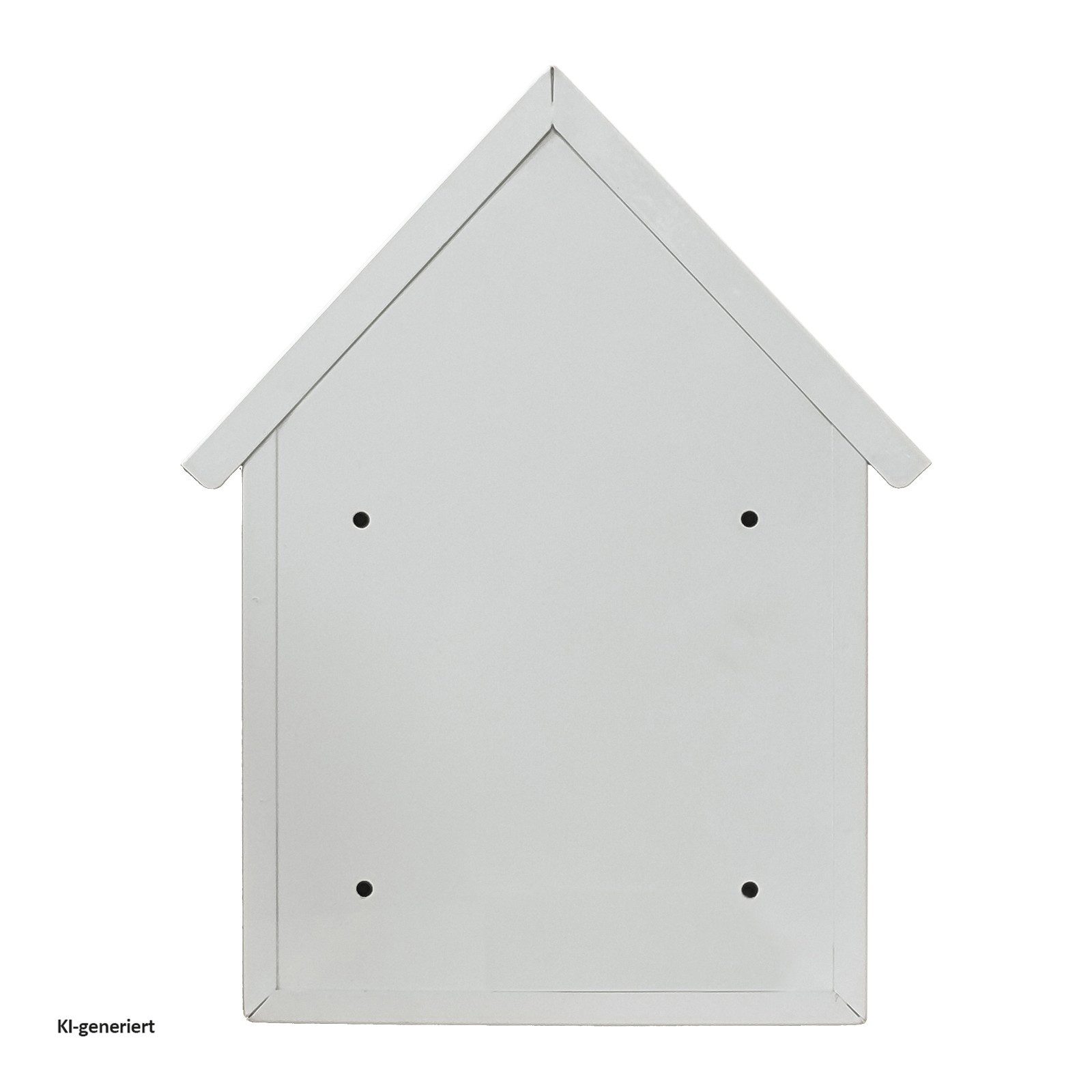 HTI-Living Briefkasten Briefkasten Amin Weiß mit Spitzdach (Stück, 1-St., 1 Briefkasten), zur Wandmontage – Bild 4 von 5