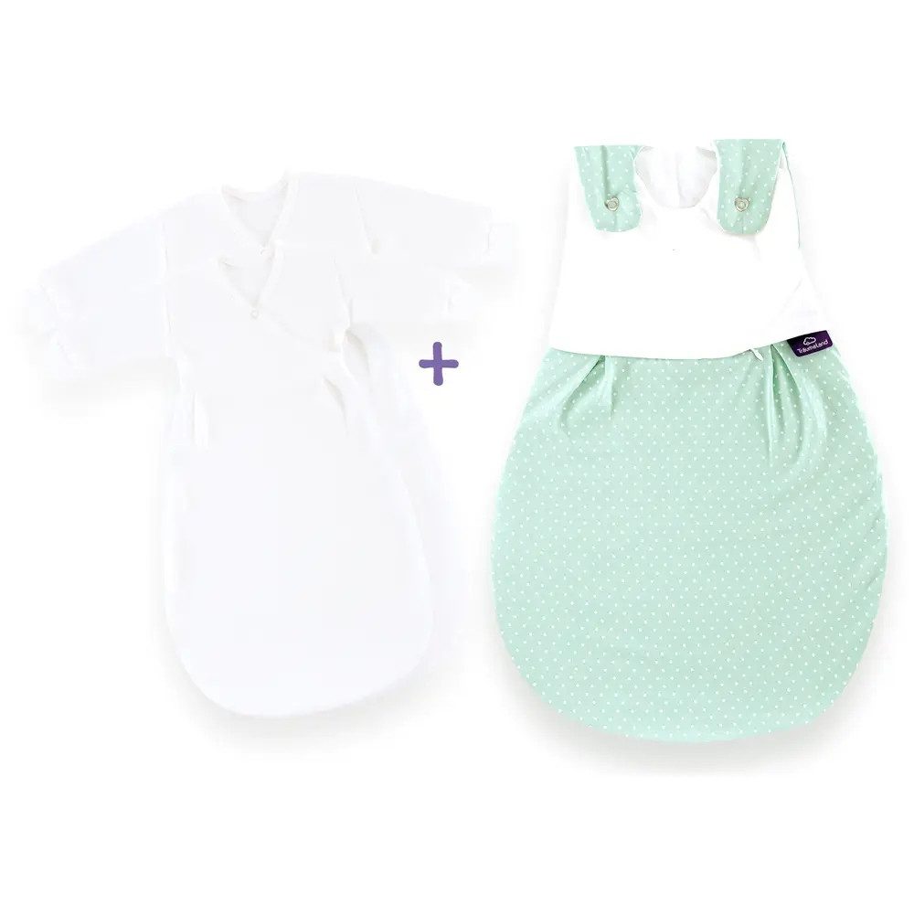 Babyschlafsack Träumeland Babyschlafsack LIEBMICH 3-teiliges Set Pünktchen mint, Größ