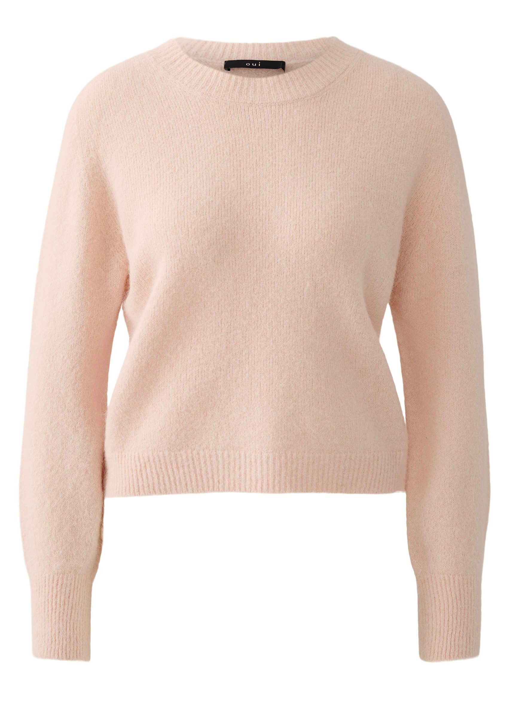 Oui Strickpullover Oui Damen Kuschelpullover - seamless gestrickt (1-tlg)