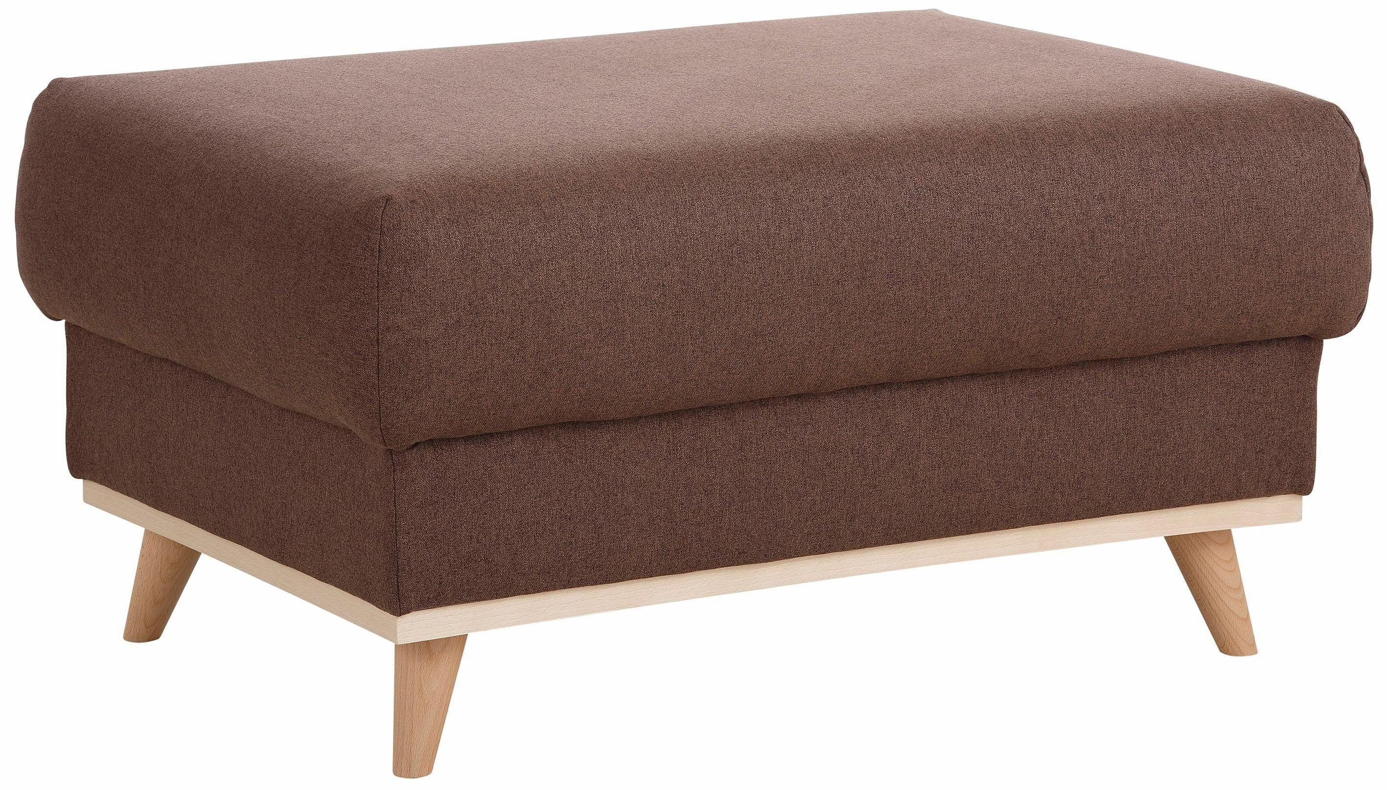 Home affaire Hocker "Edina" auch in Baumwollmix-Bezug, im skandinavischem S günstig online kaufen