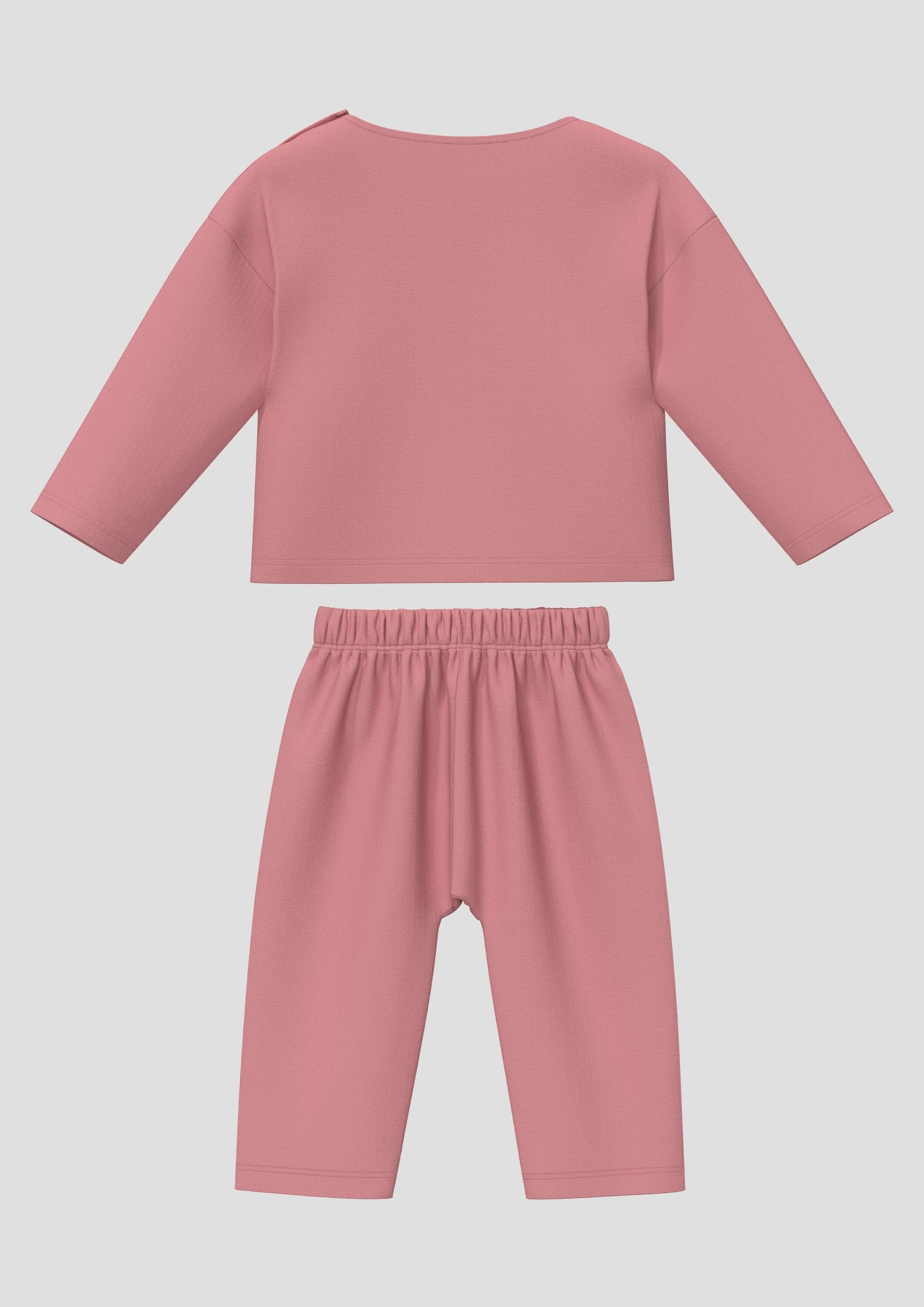 s.Oliver Langarmshirt T-Shirt Unisex Set Langarmshirt und Jogpants