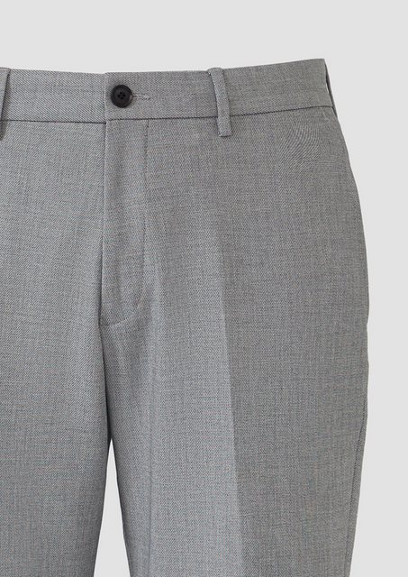 s.Oliver BLACK LABEL Stoffhose s.O PURE: Strukturierte Anzughose im Slim Fi günstig online kaufen