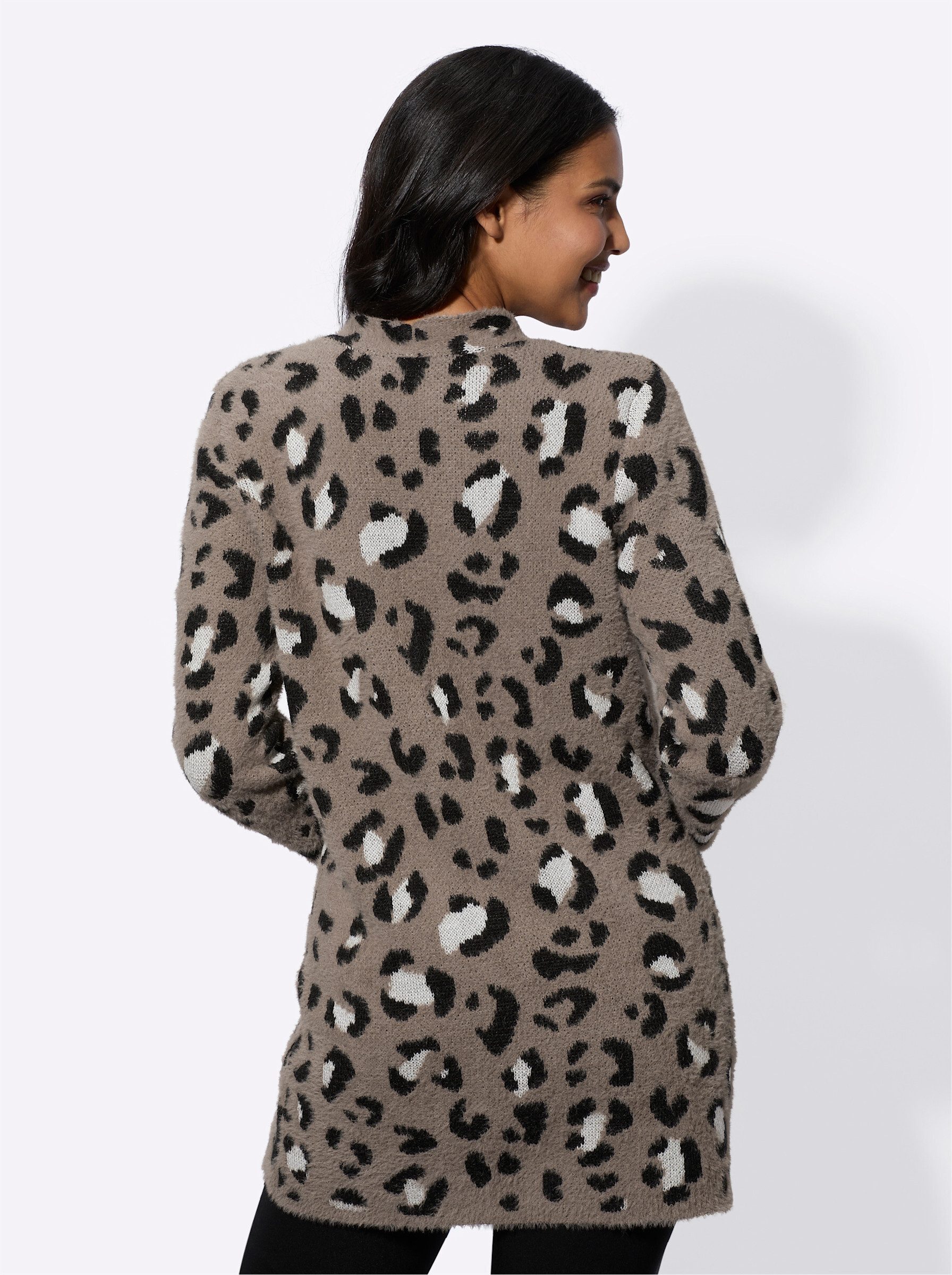 Sieh an! Strickjacke Jacquardstrickjacke günstig online kaufen