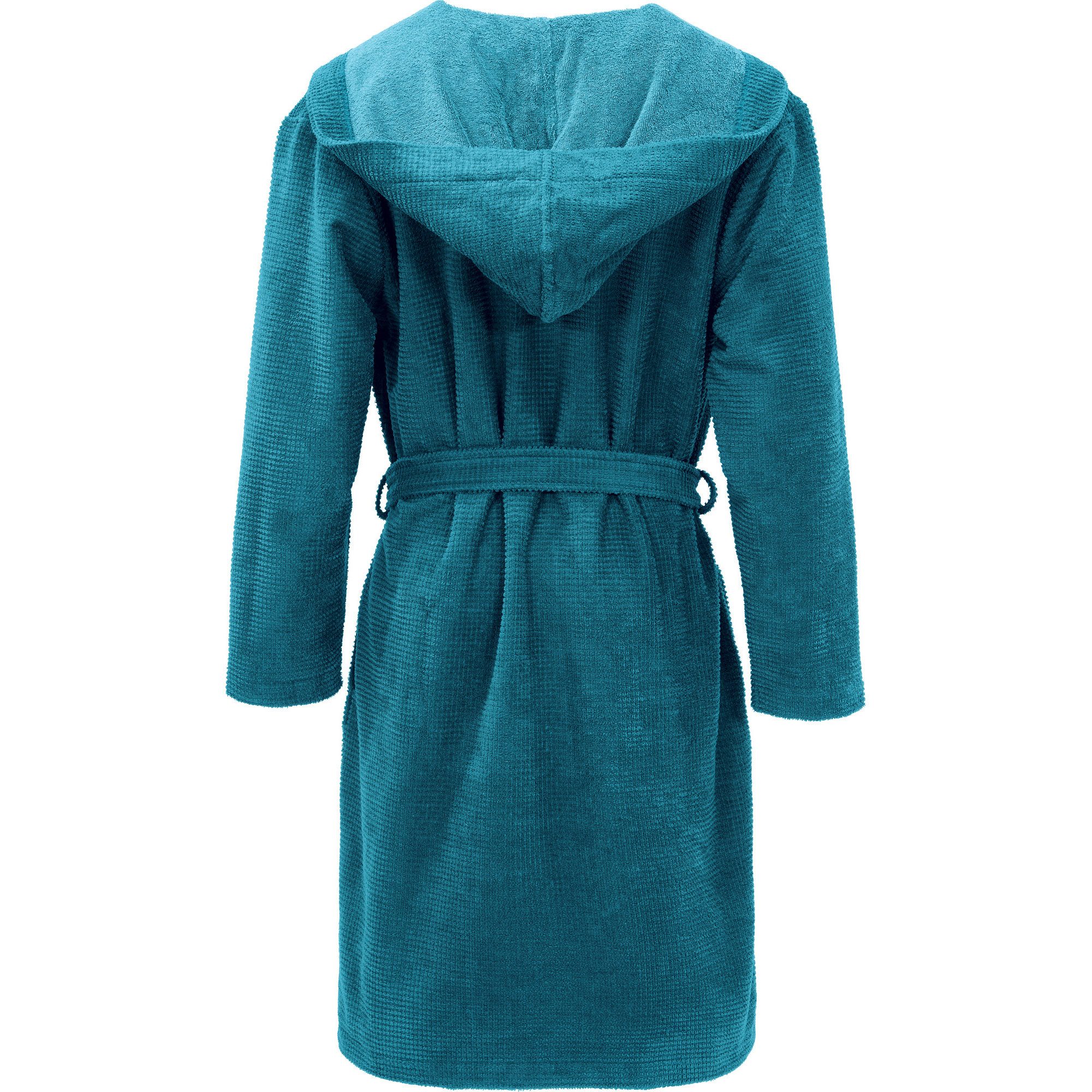 Erwin Müller Bademantel Unisex-Bademantel "Schwanau", Kurzform, mit Kapuze, günstig online kaufen