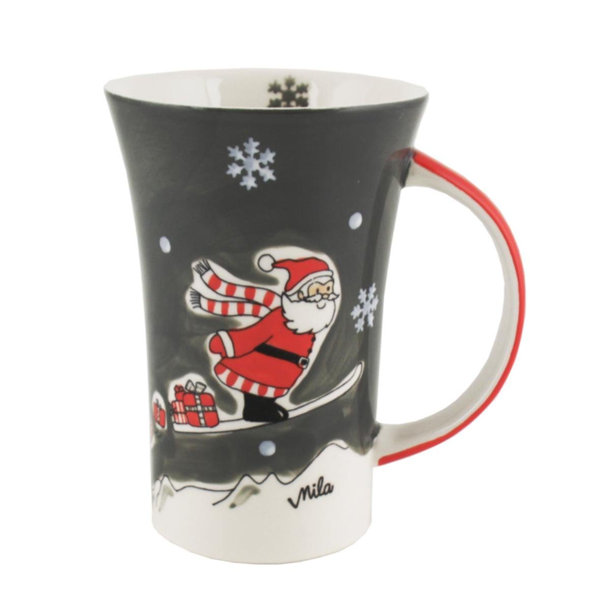 Mila Кружки Mila Keramik-Becher Coffee-Pot Flieg mit mir, Keramik