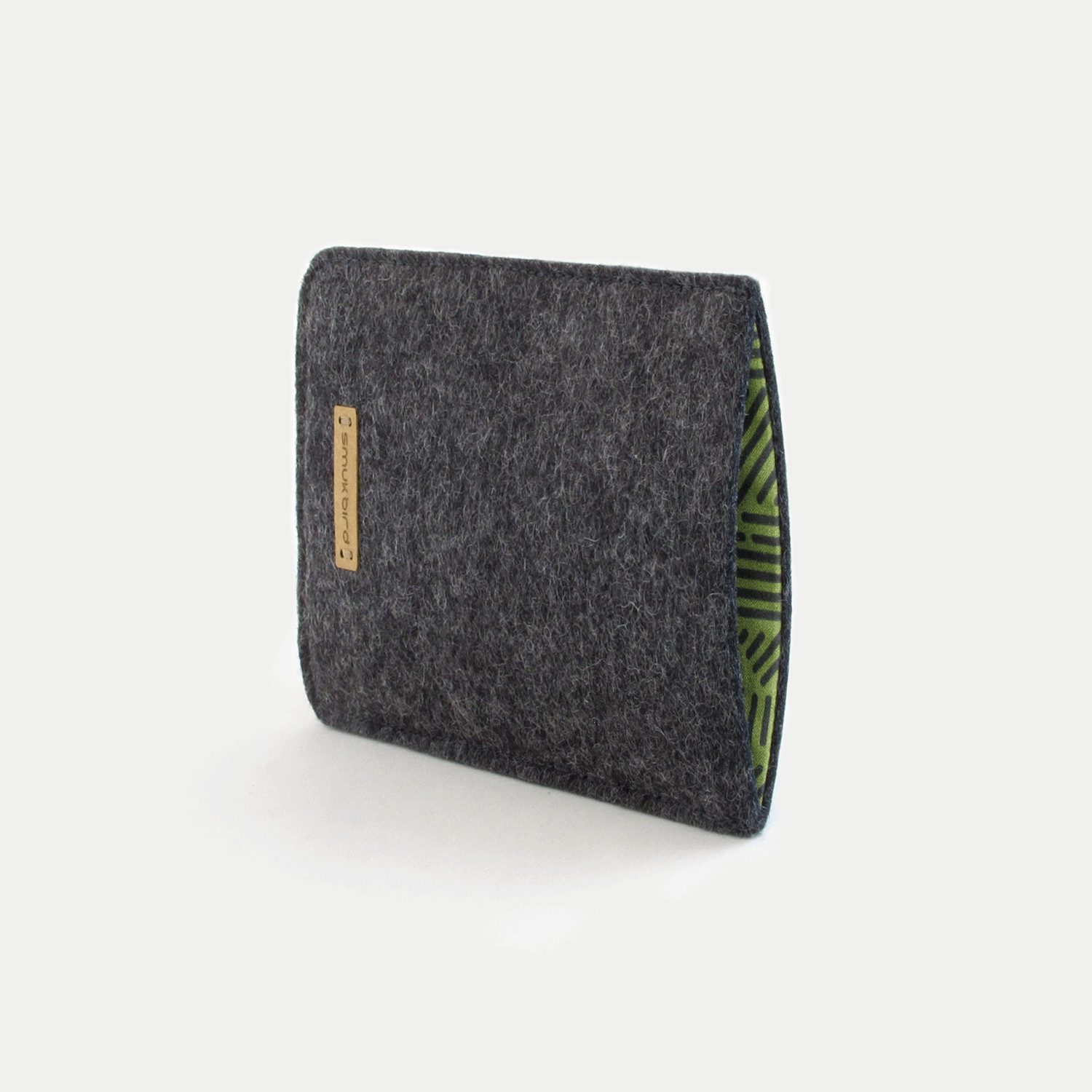 Handytasche Handytasche LET für Samsung Galaxy S23, aus Filz, anthrazit