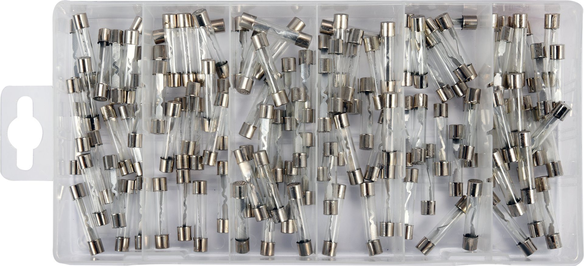 Yato Werkzeugset ZESTAW BEZPIECZNIKÓW SZKLANYCH 6X30MM 120 SZTUK MIX