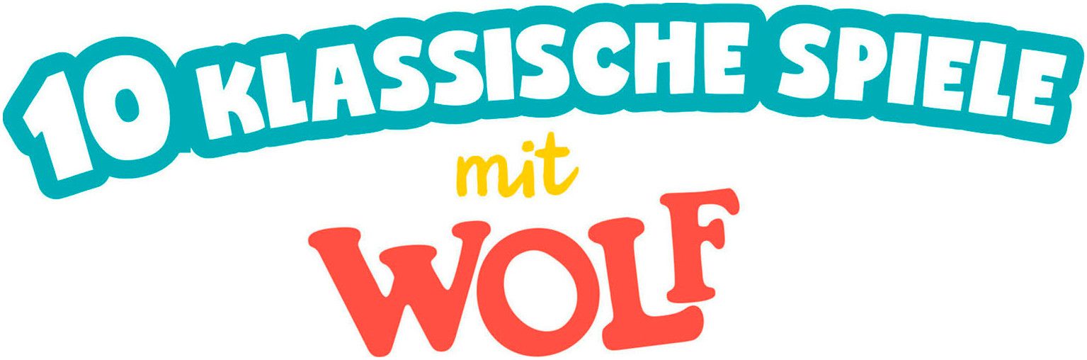 AUZOU Spielesammlung 10 Klassische Spiele mit Wolf, Kinderspiele