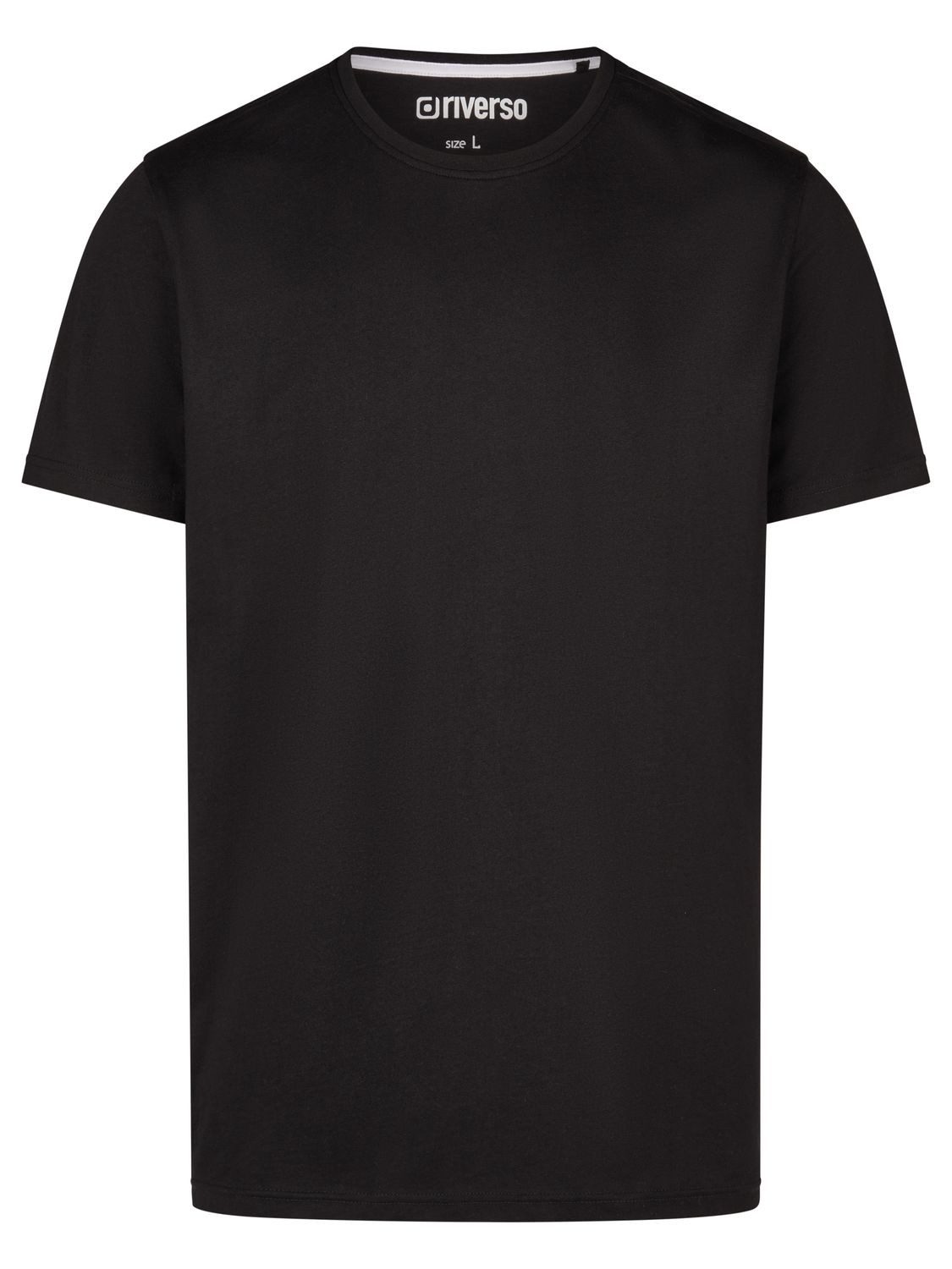 riverso T-Shirt Herren Basicshirt RIVDean 5er Set Pack Regular Fit (Vorteilspack, 5-tlg) Kurzarm Tee Shirt mit Rundhalsausschnitt aus 100% Baumwolle